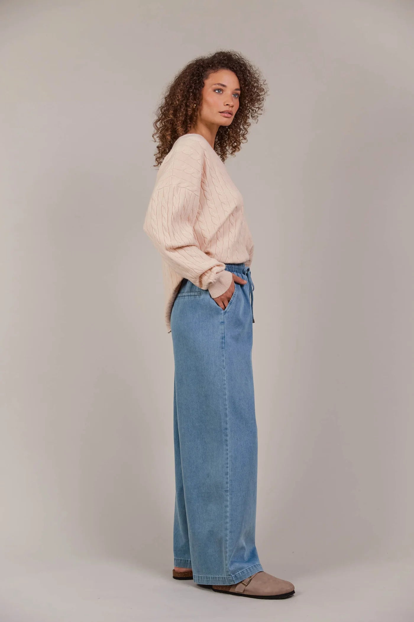 EB&IVE Pepi Wide Pant DENIM