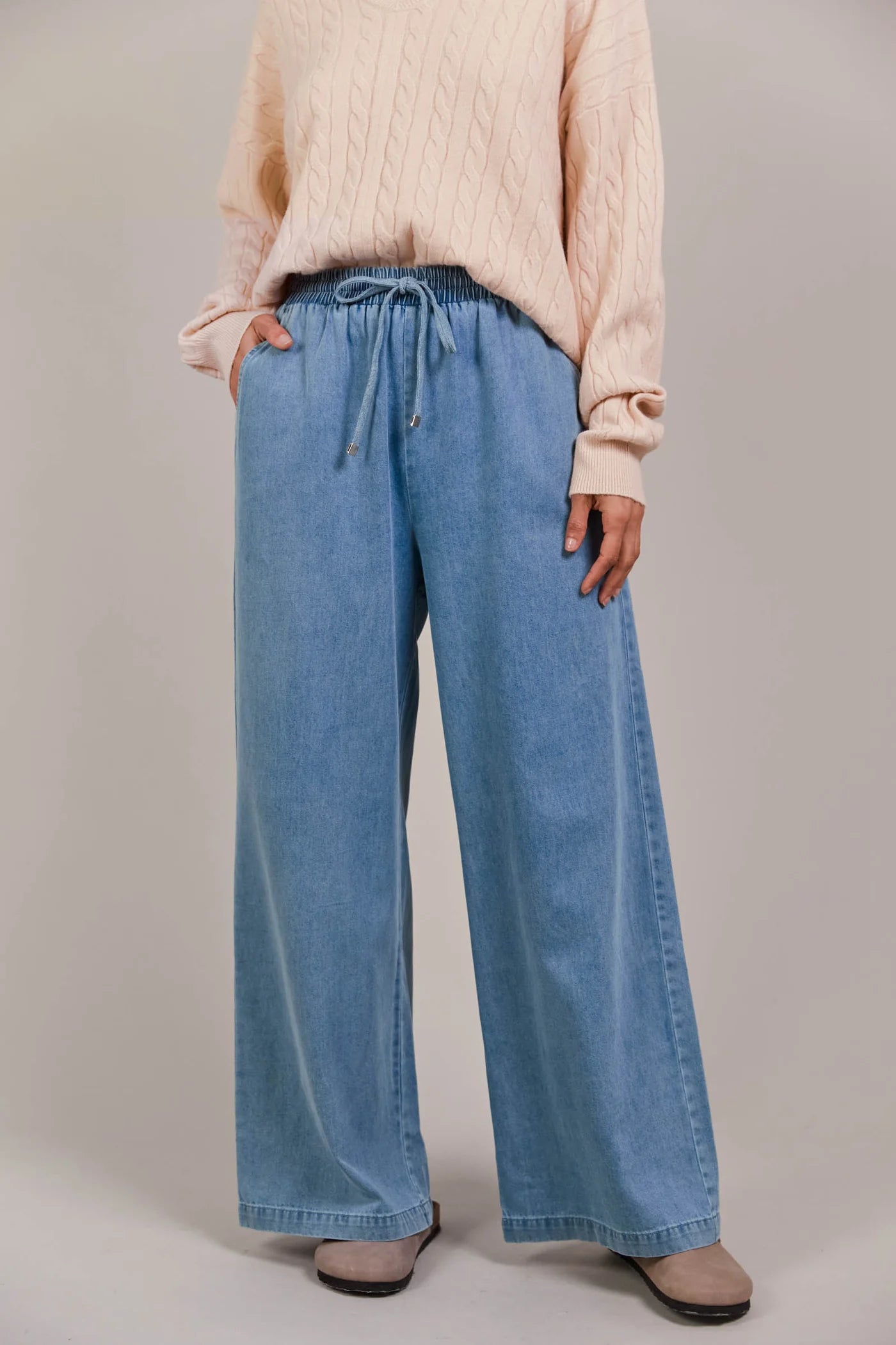 EB&IVE Pepi Wide Pant DENIM