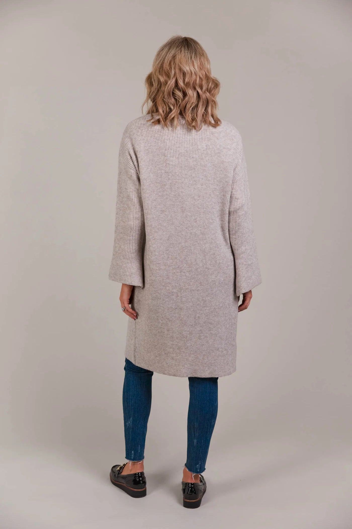 EB&IVE Merano Oversize Cardigan FLAX