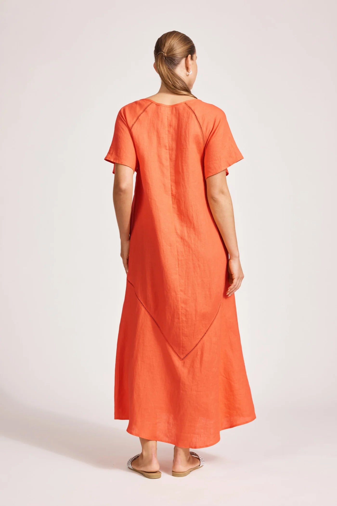 EB & IVE Miramar Maxi Dress CORAL