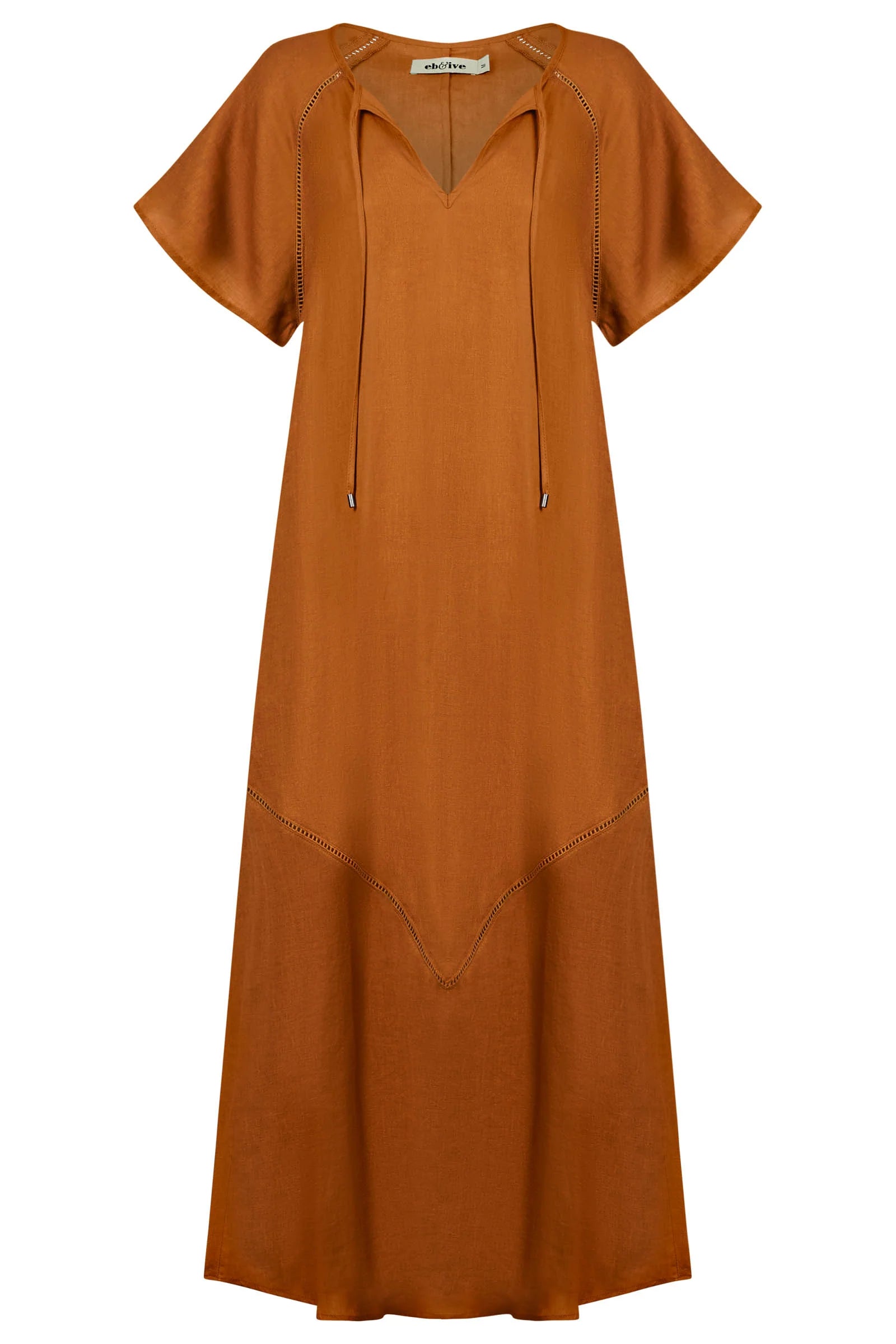 EB & IVE Miramar Maxi Dress CAMEL