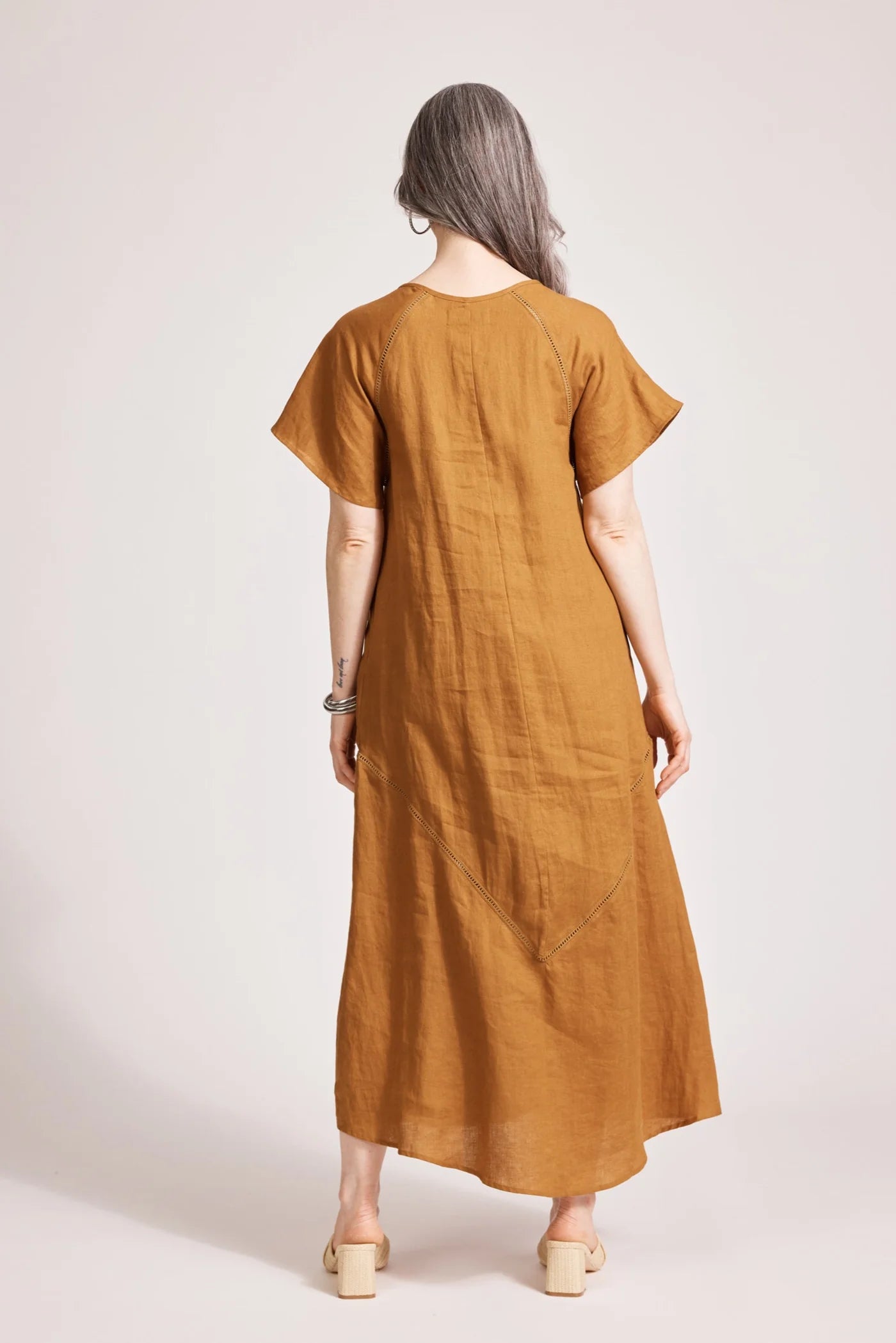 EB & IVE Miramar Maxi Dress CAMEL