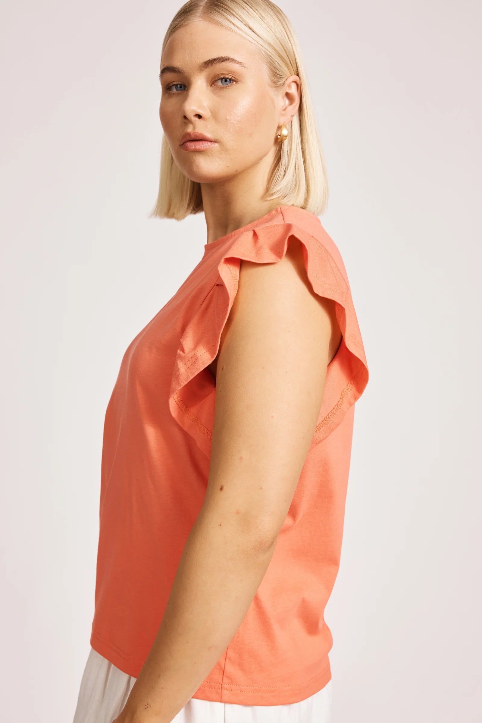 EB & IVE Francia Frill Tank CORAL