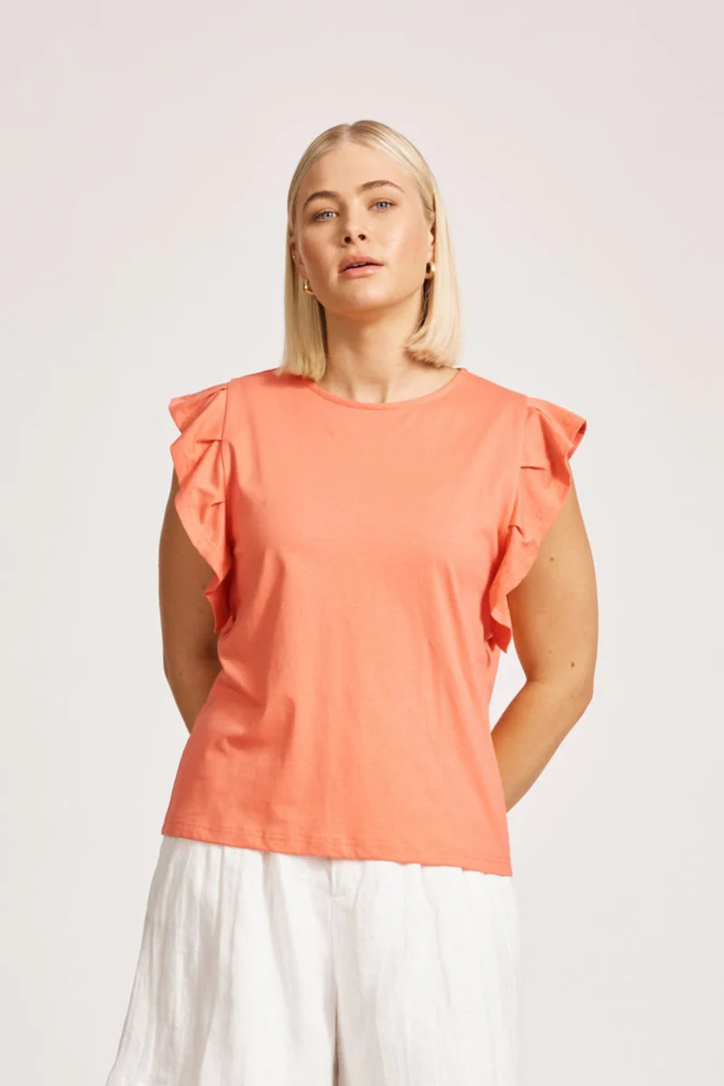 EB & IVE Francia Frill Tank CORAL