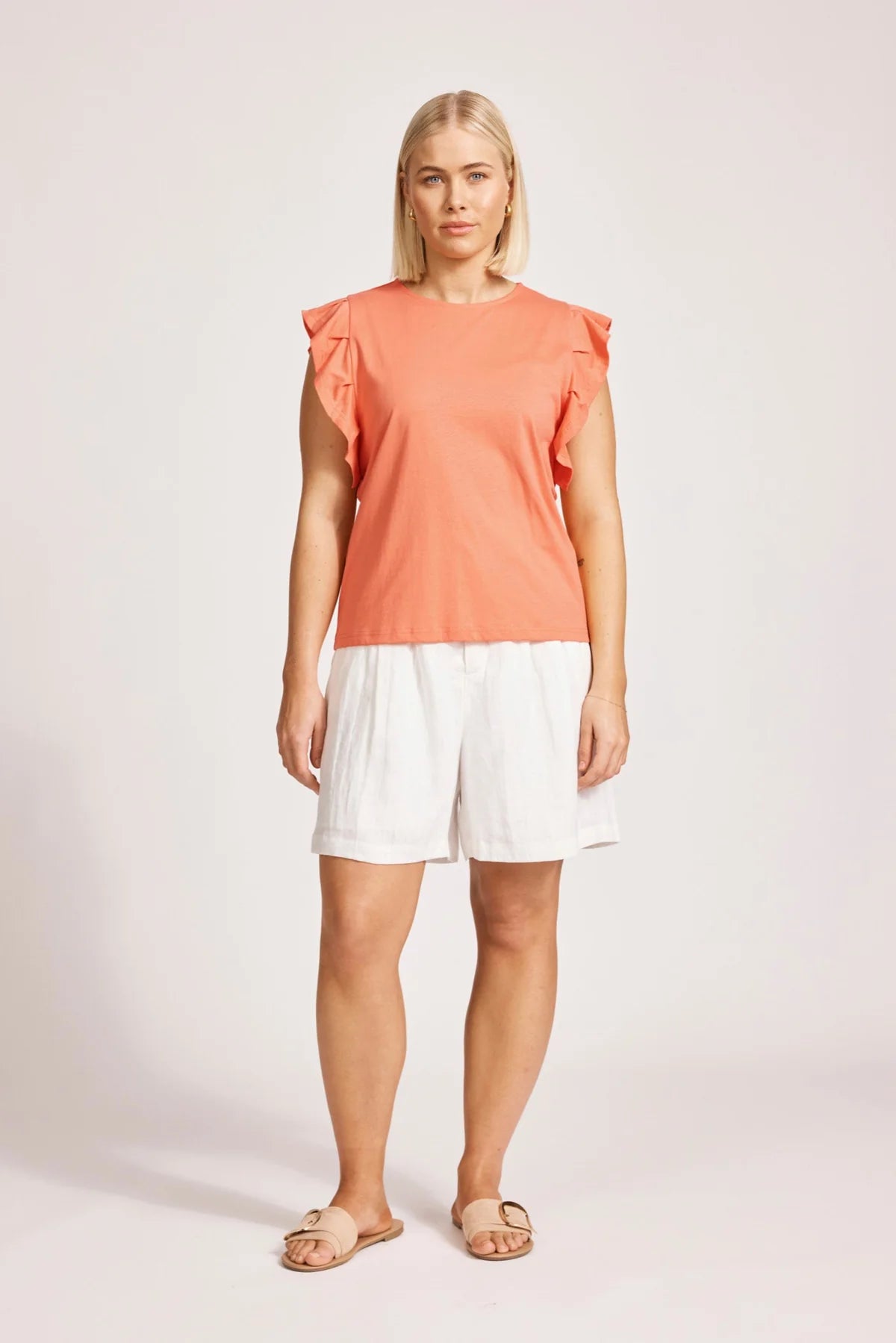 EB & IVE Francia Frill Tank CORAL