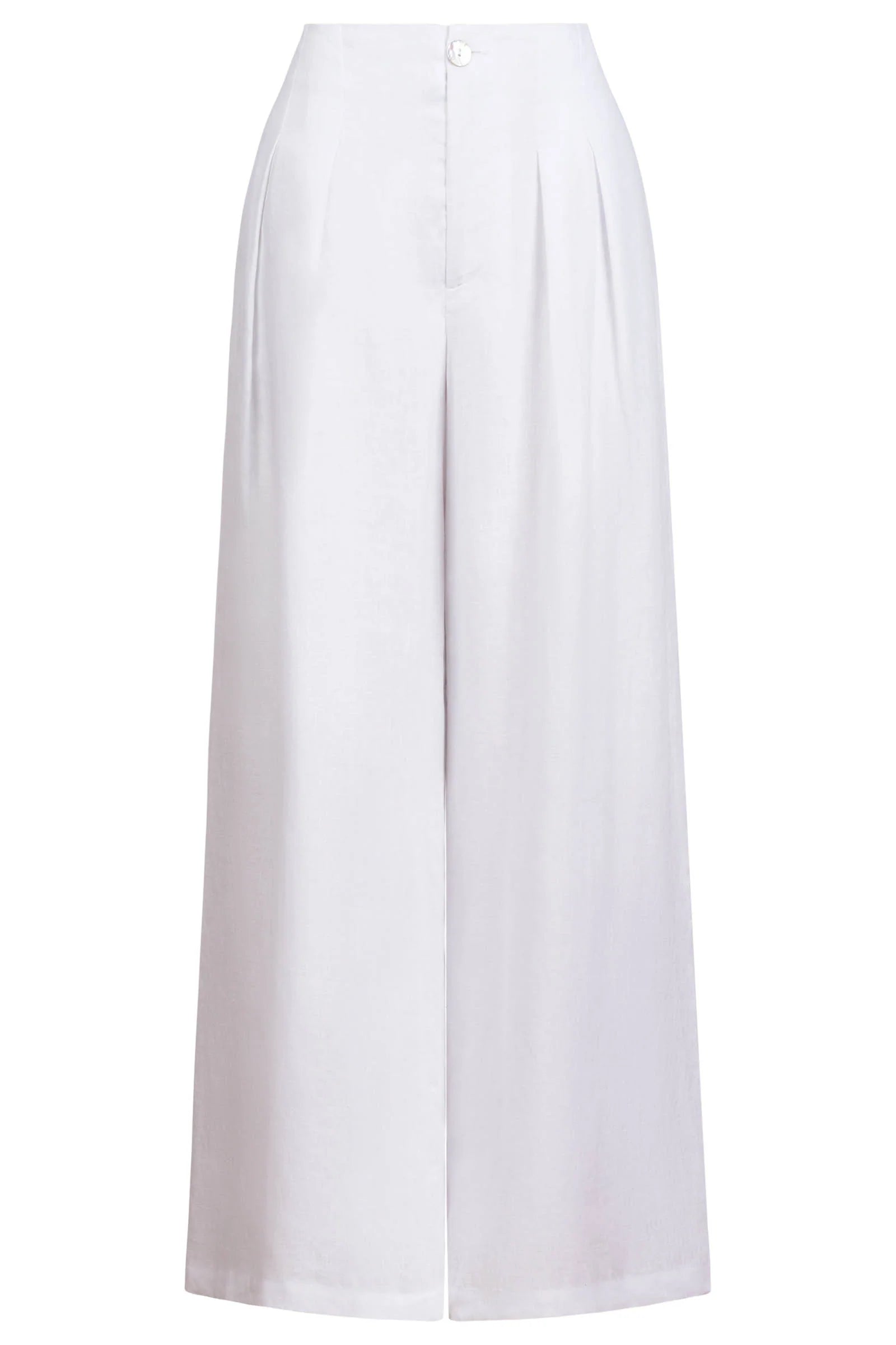 EB & IVE Miramar Palazzo Pant WHITE