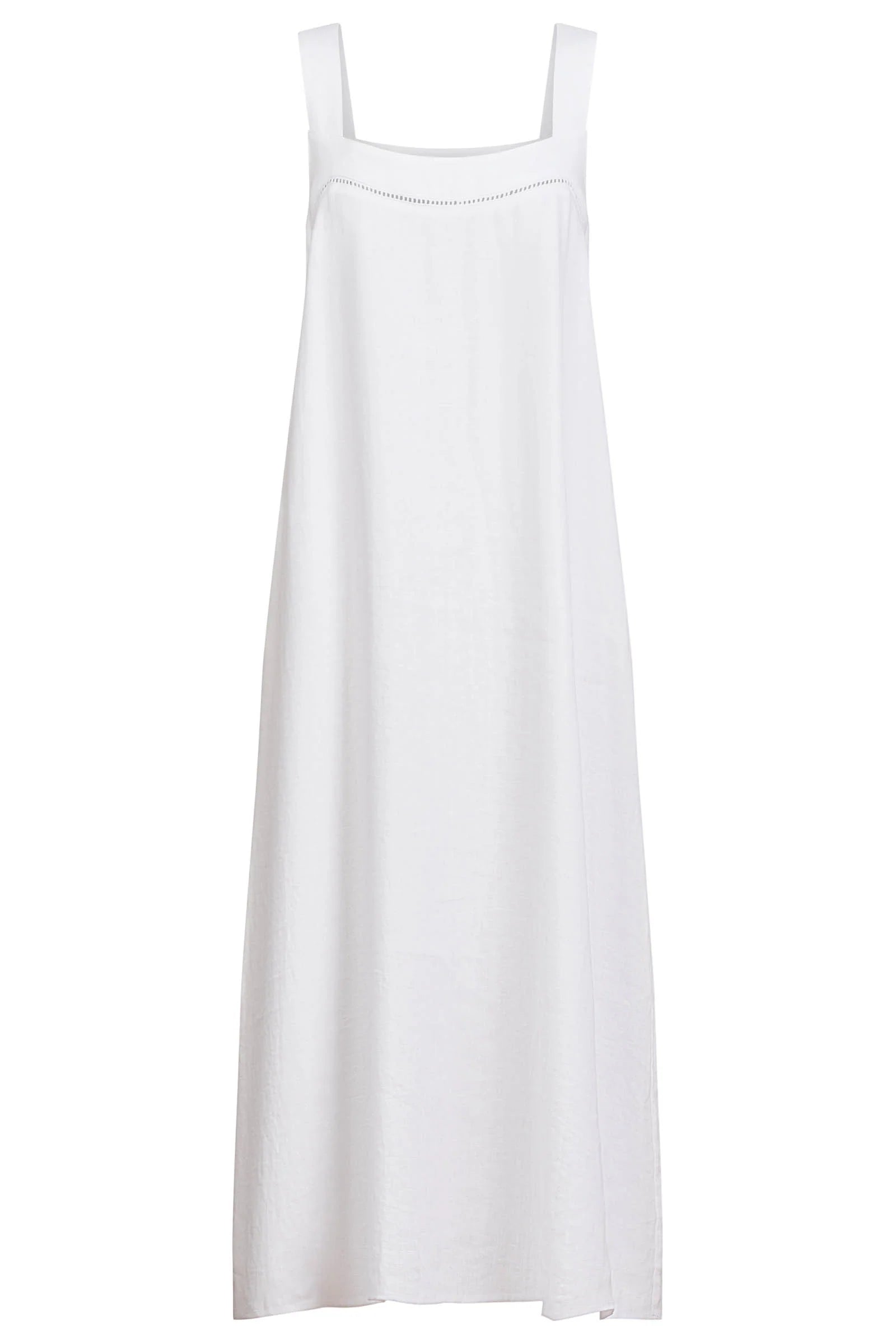EB & IVE Miramar Tank Maxi Dress WHITE