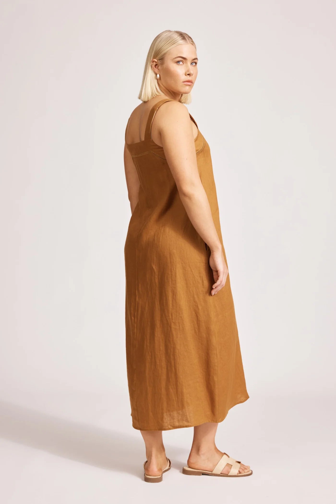 EB & IVE Miramar Tank Maxi Dress CARAMEL