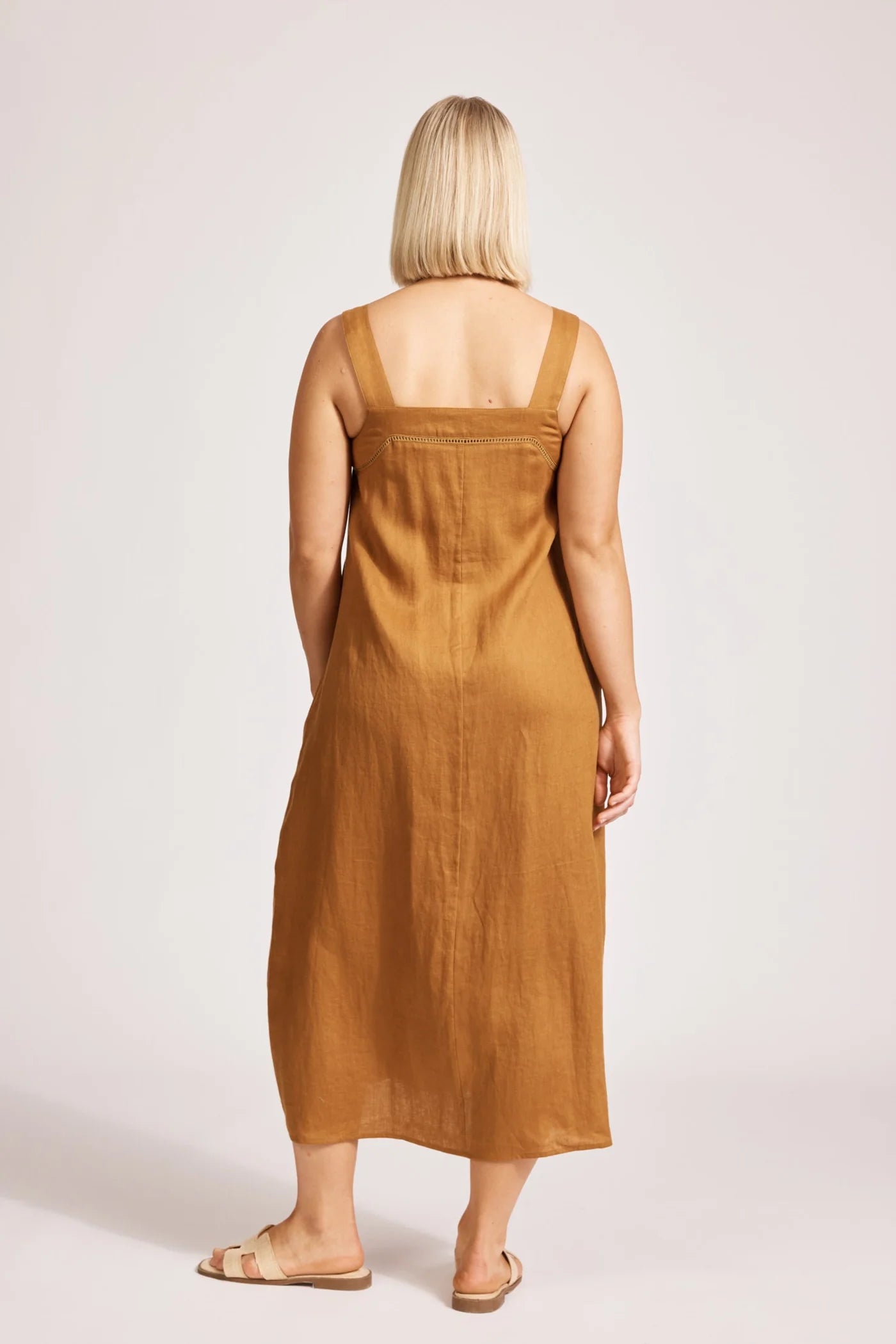 EB & IVE Miramar Tank Maxi Dress CARAMEL