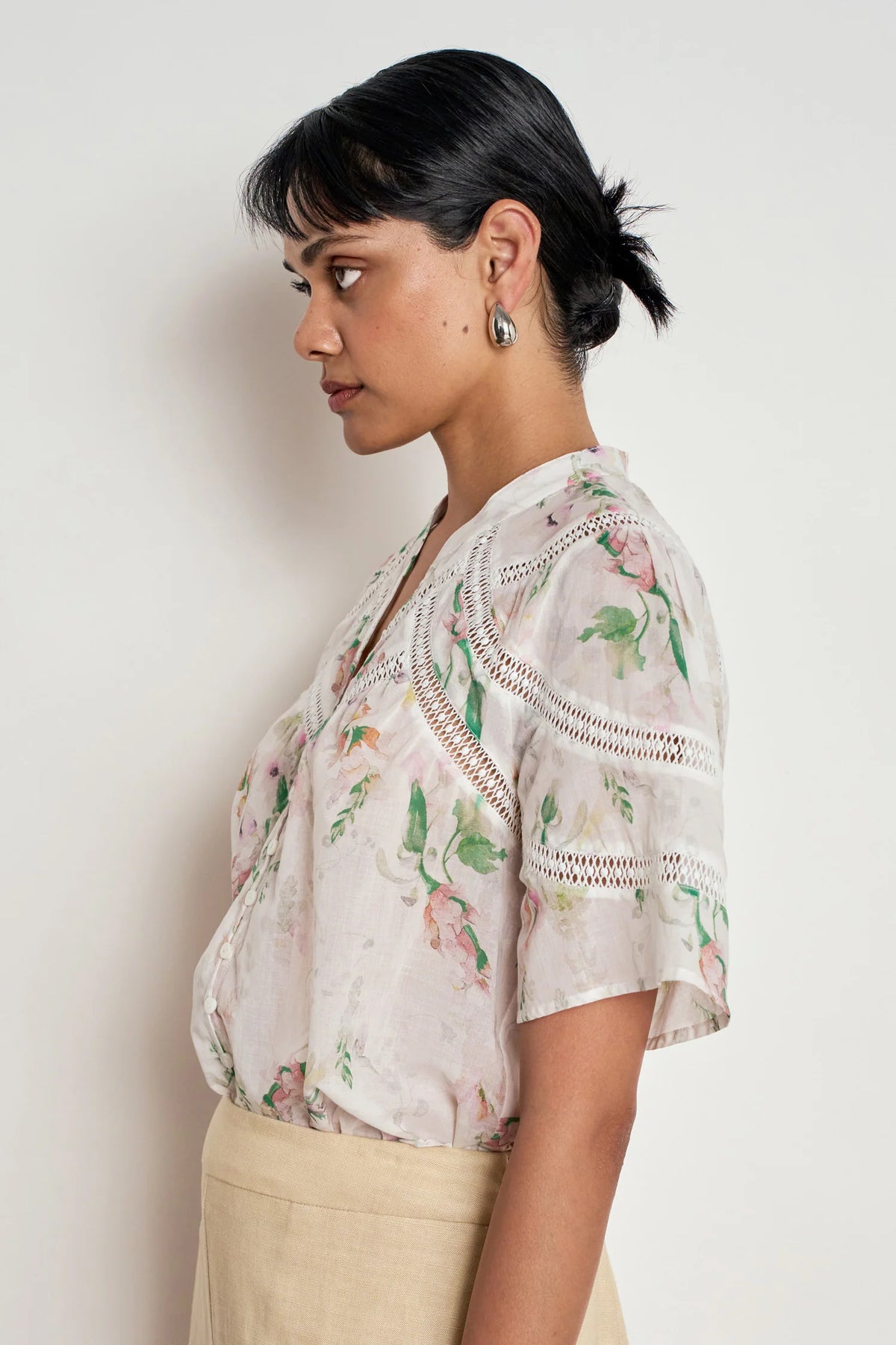 ZOE KRATZMANN Pulse Top PAINTERLY BLOOM