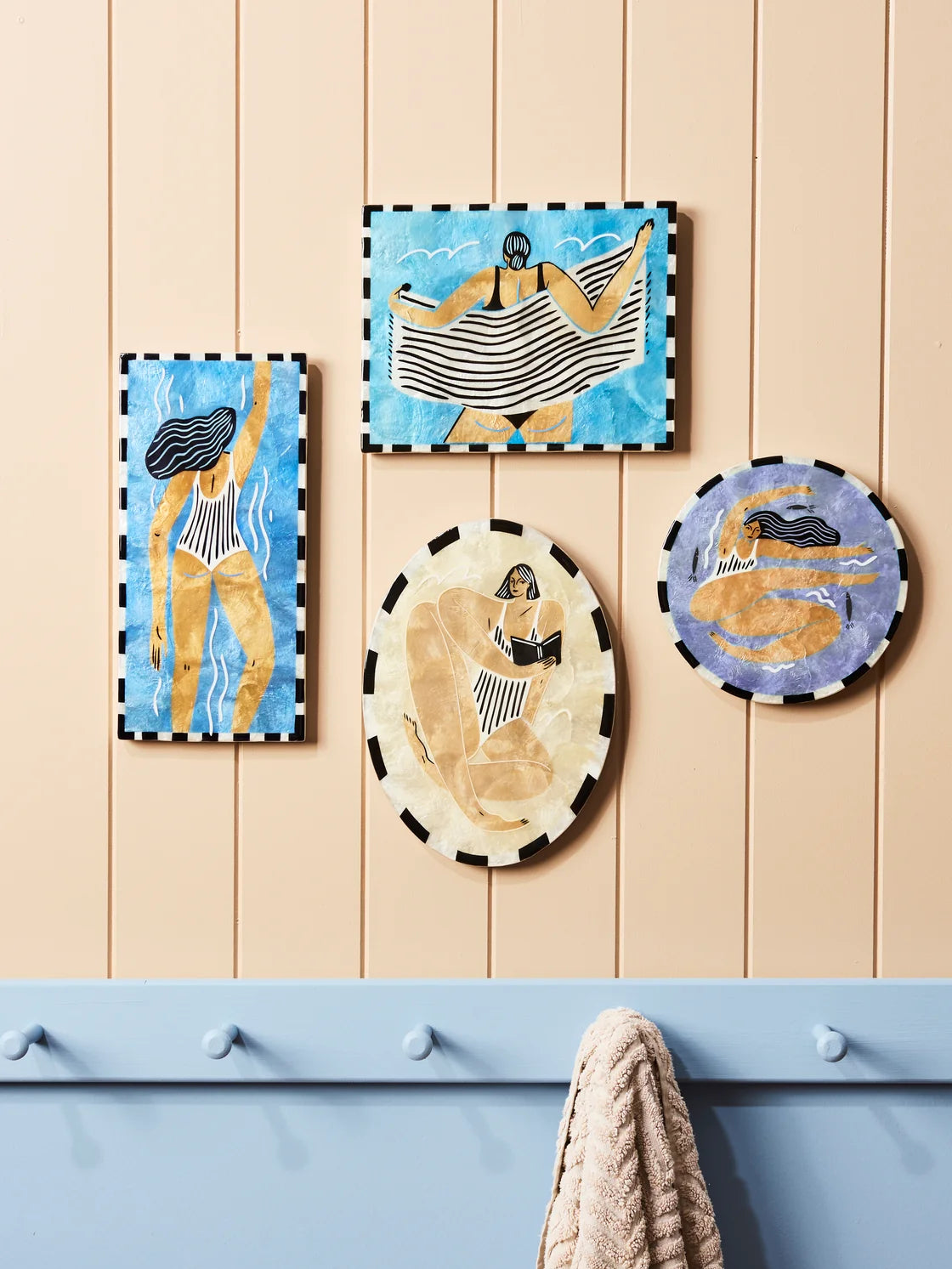 JONES & CO Beach Day Wall Art TOWEL OFF