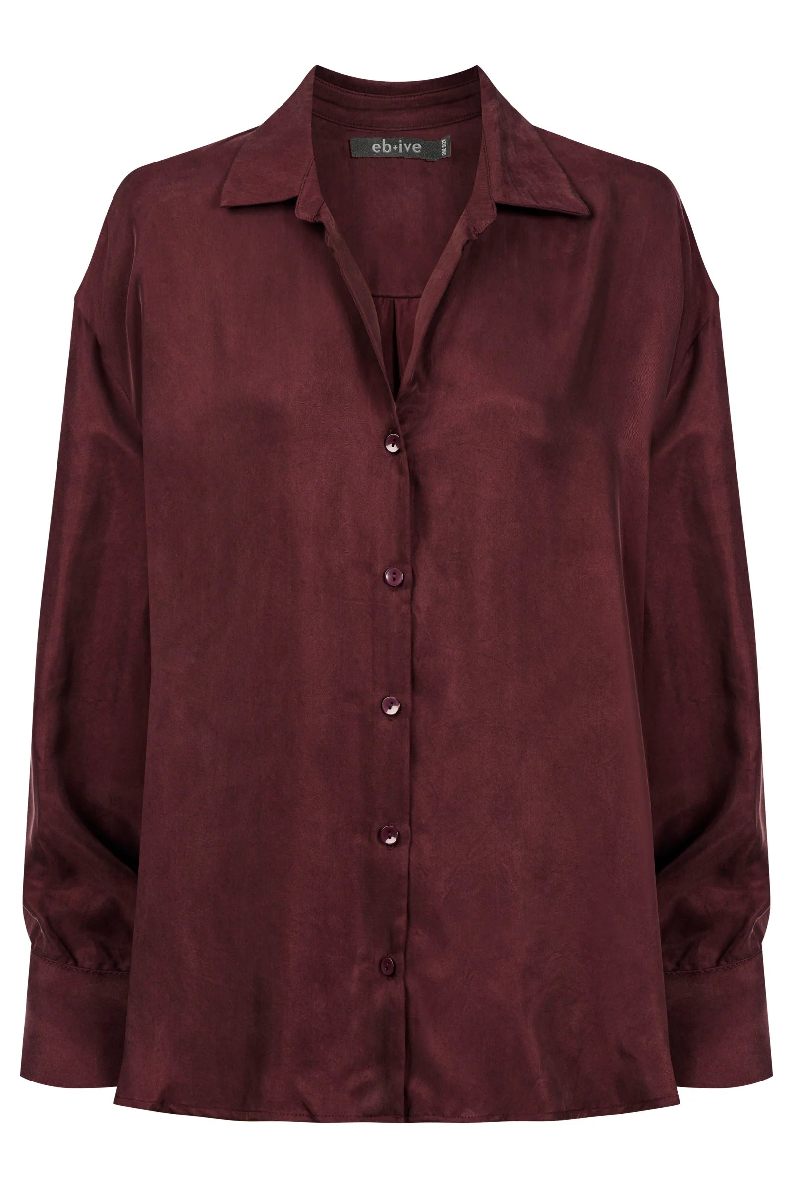 EB & IVE Calista Shirt MAHOGANY
