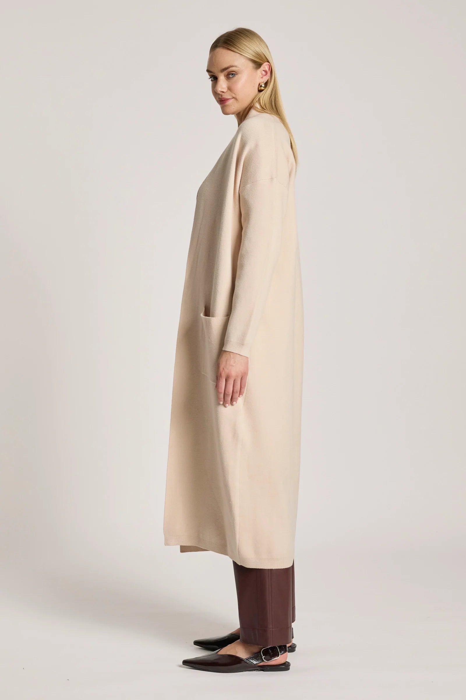 EB & IVE Zala Cardigan BISQUE