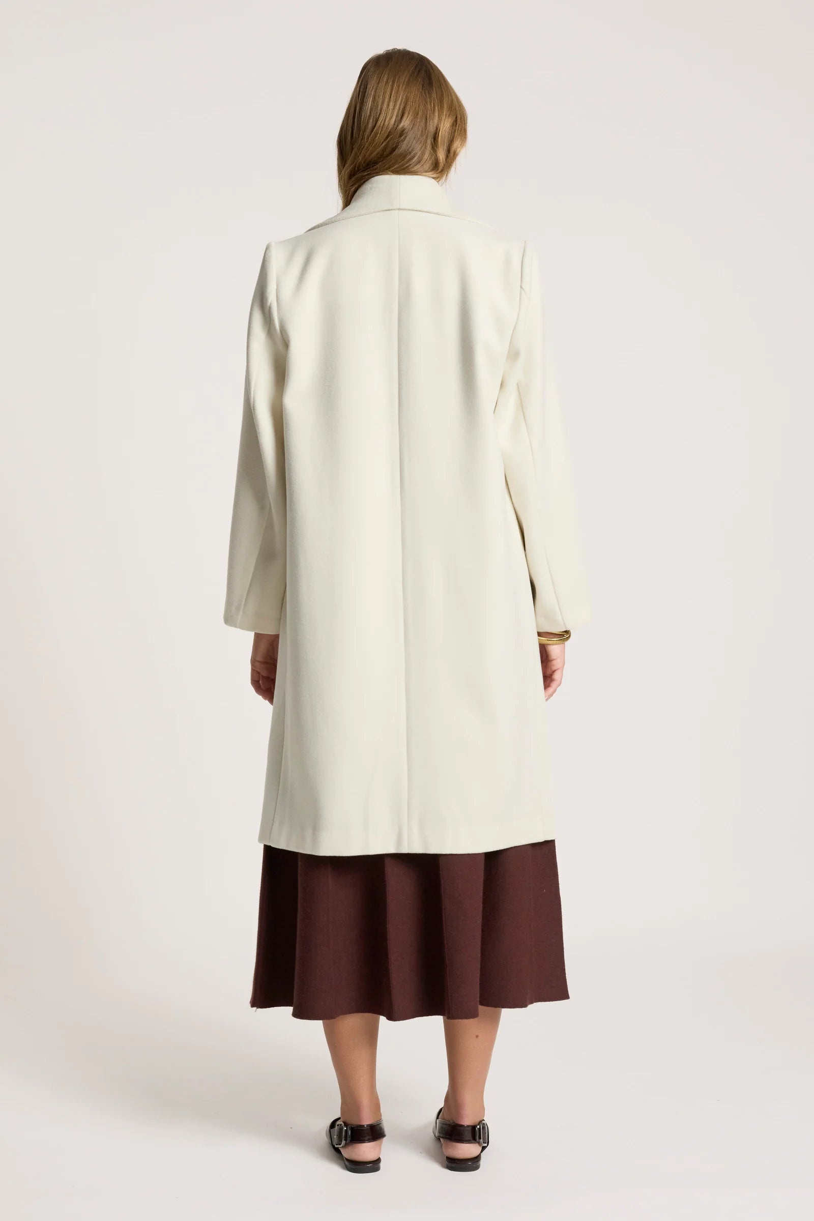 EB & IVE Wanderer Coat ECRU