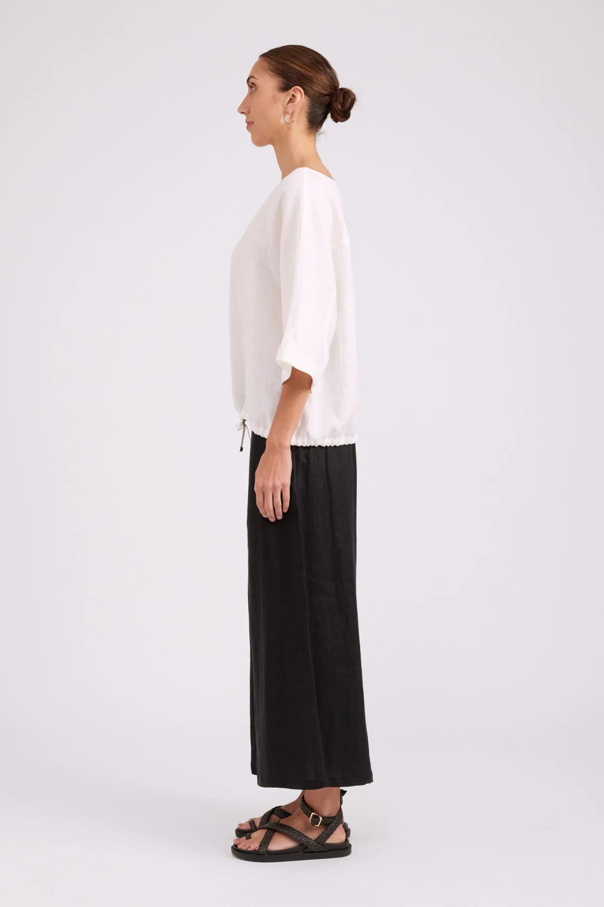 EB & IVE Studio Button Top / Jacket WHITE