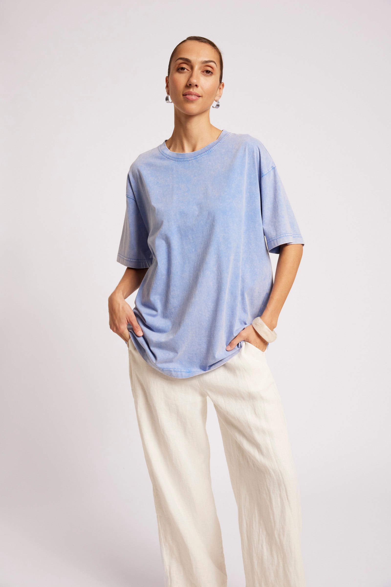 EB & IVE Caldera Oversize Tee MARINE