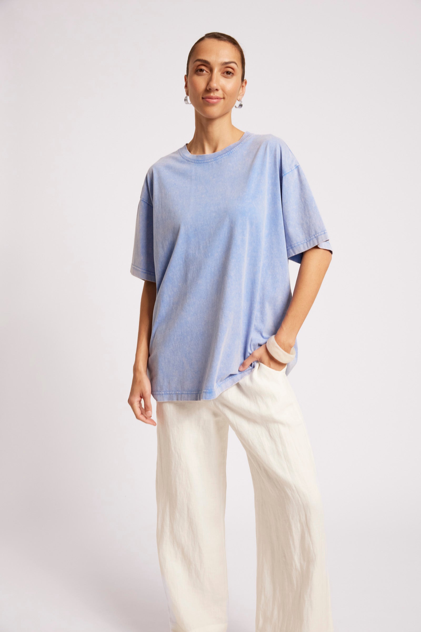 EB & IVE Caldera Oversize Tee MARINE