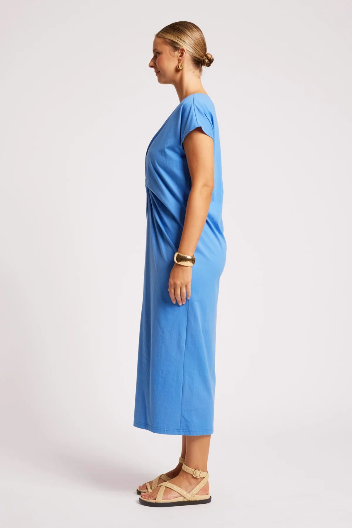 EB & IVE Casa Twist Dress MARINE