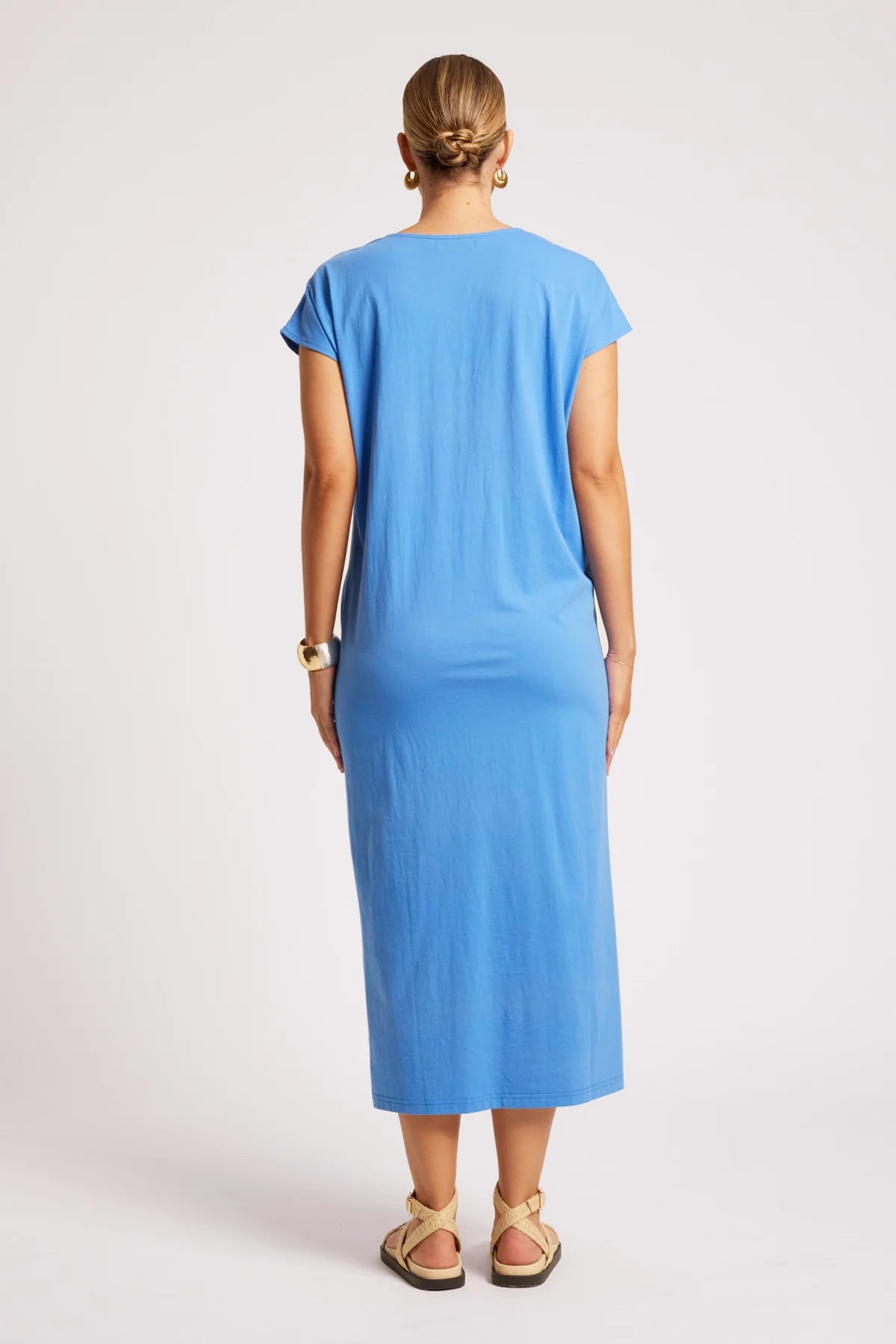 EB & IVE Casa Twist Dress MARINE
