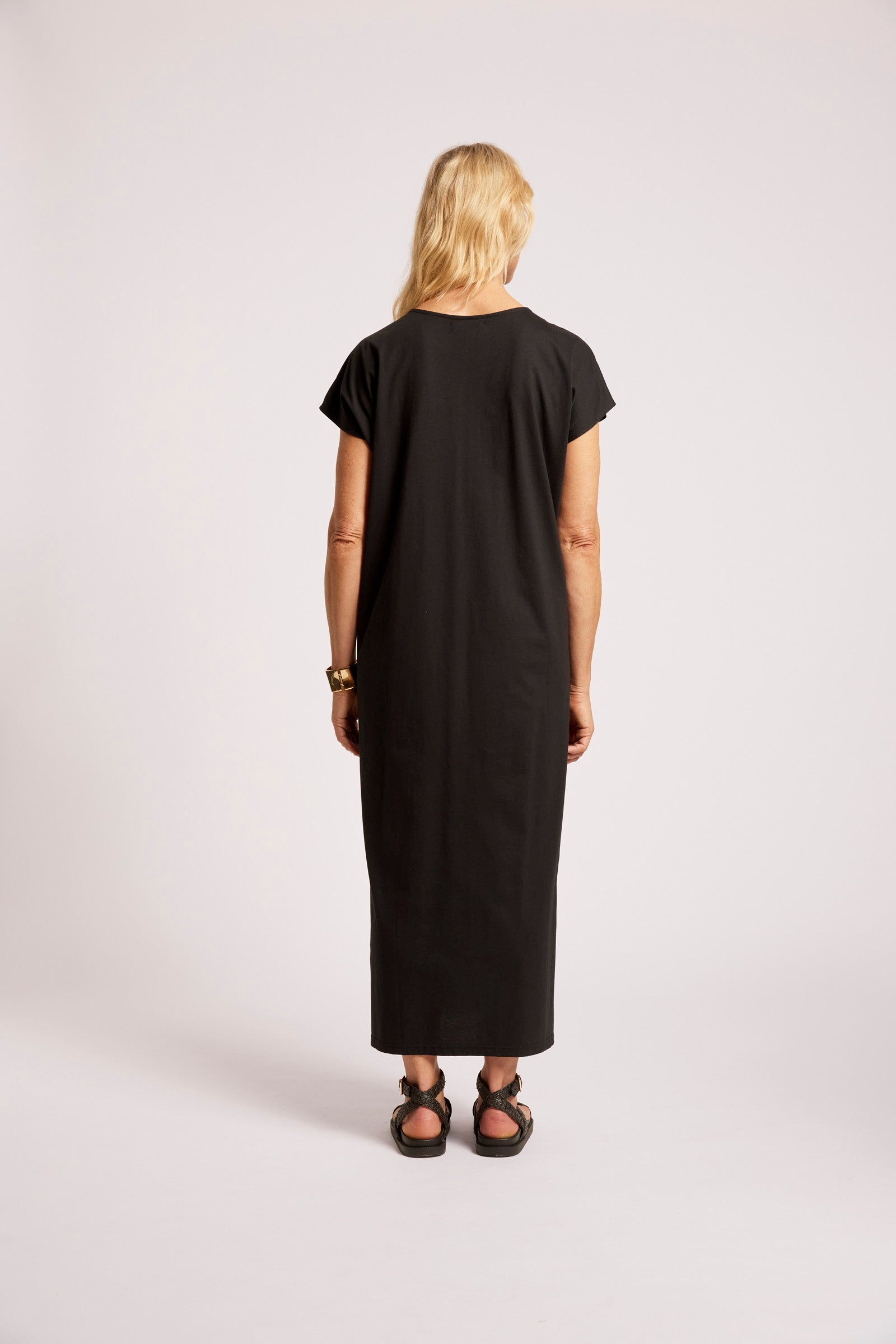 EB & IVE Casa Twist Dress BLACK