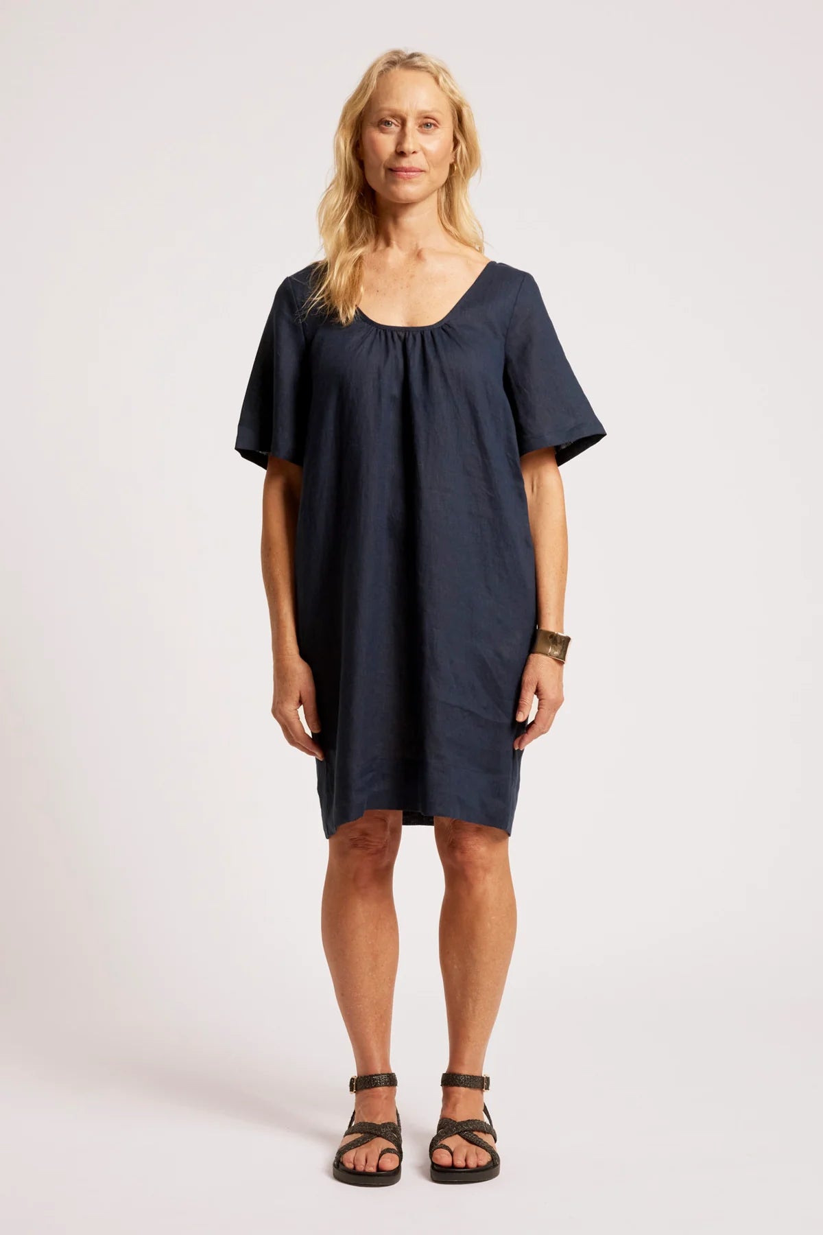EB & IVE Cove Dress INDIGO