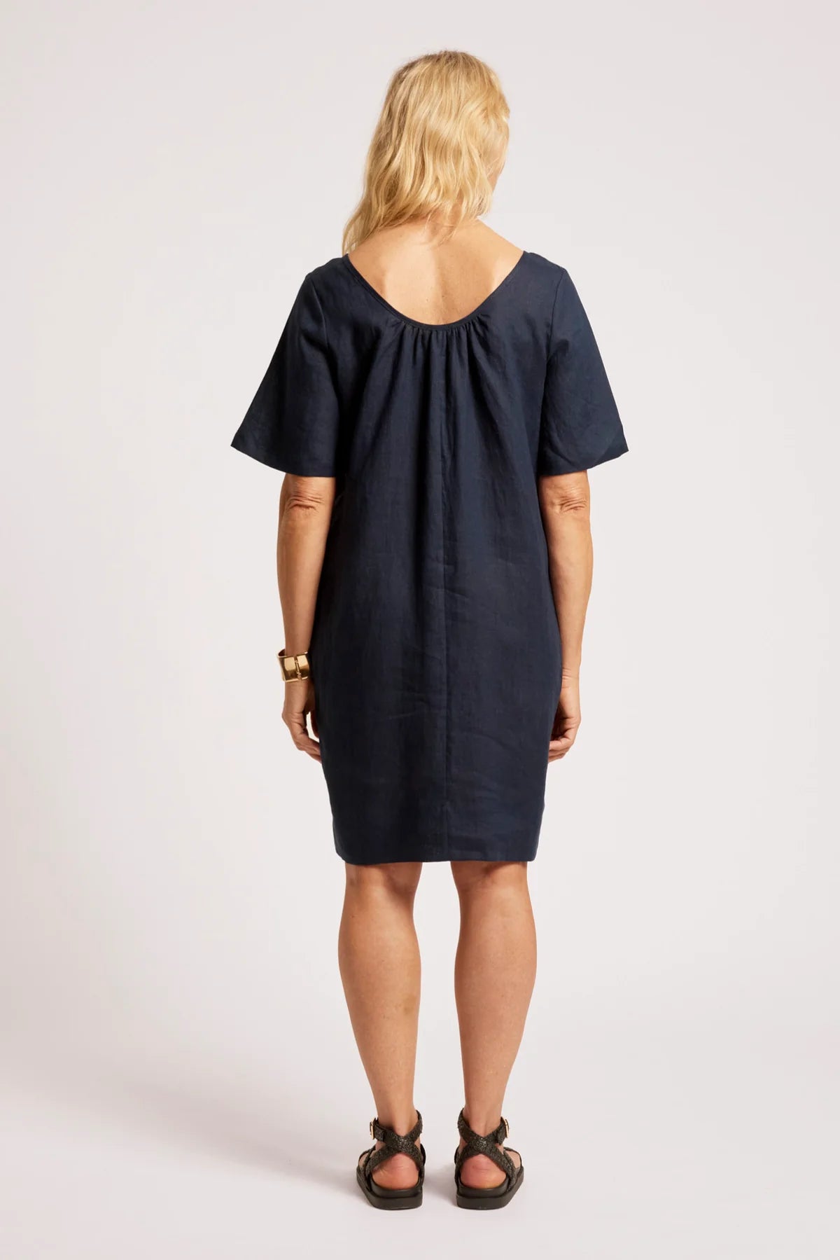 EB & IVE Cove Dress INDIGO