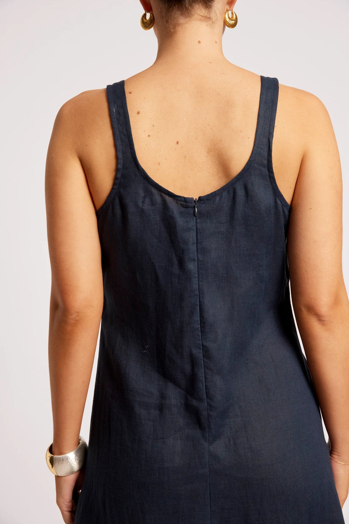 EB & IVE Cove Tank Maxi Dress INDIGO