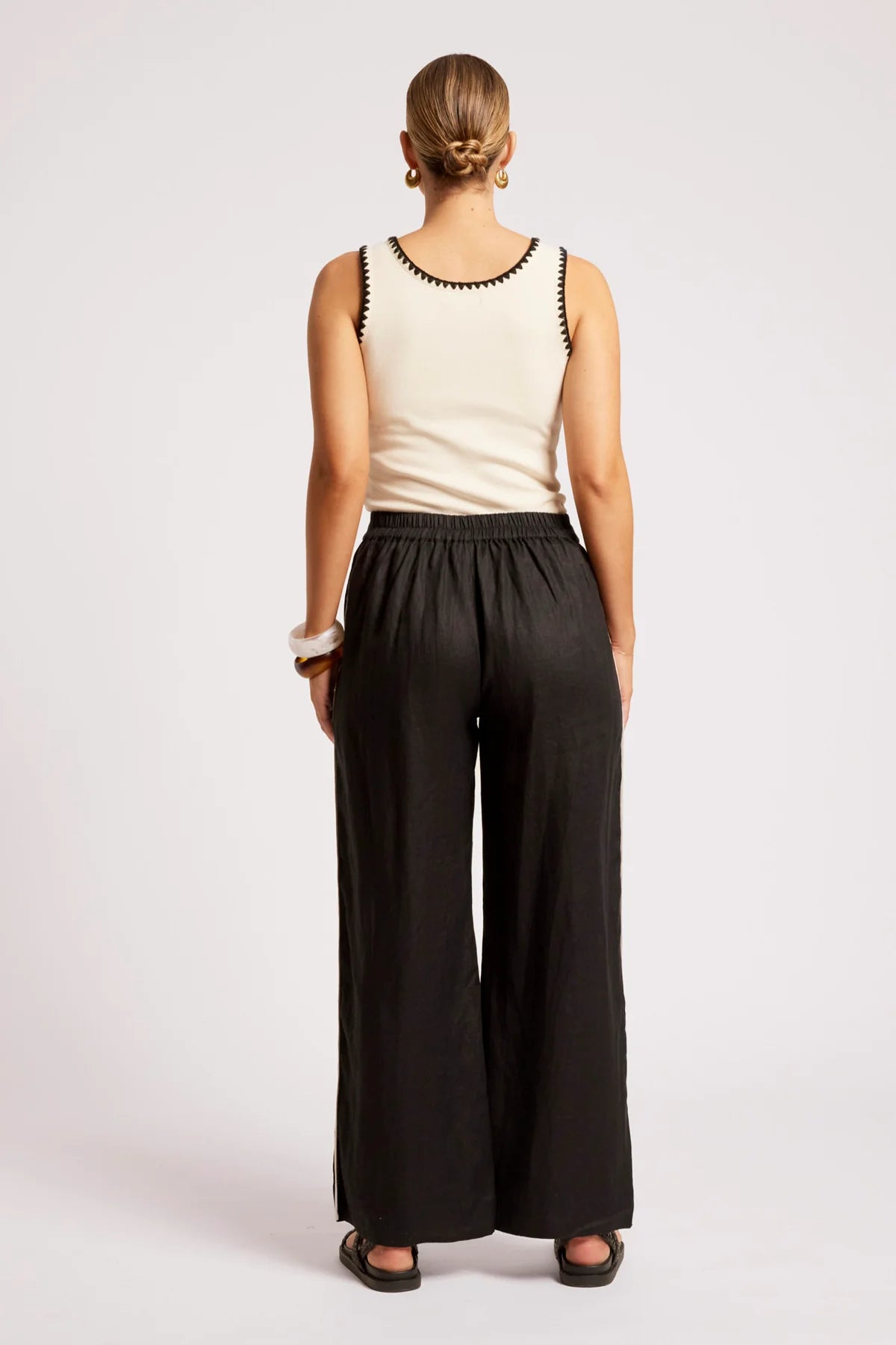 EB & IVE Maris Splice Pant TUSK/BLACK