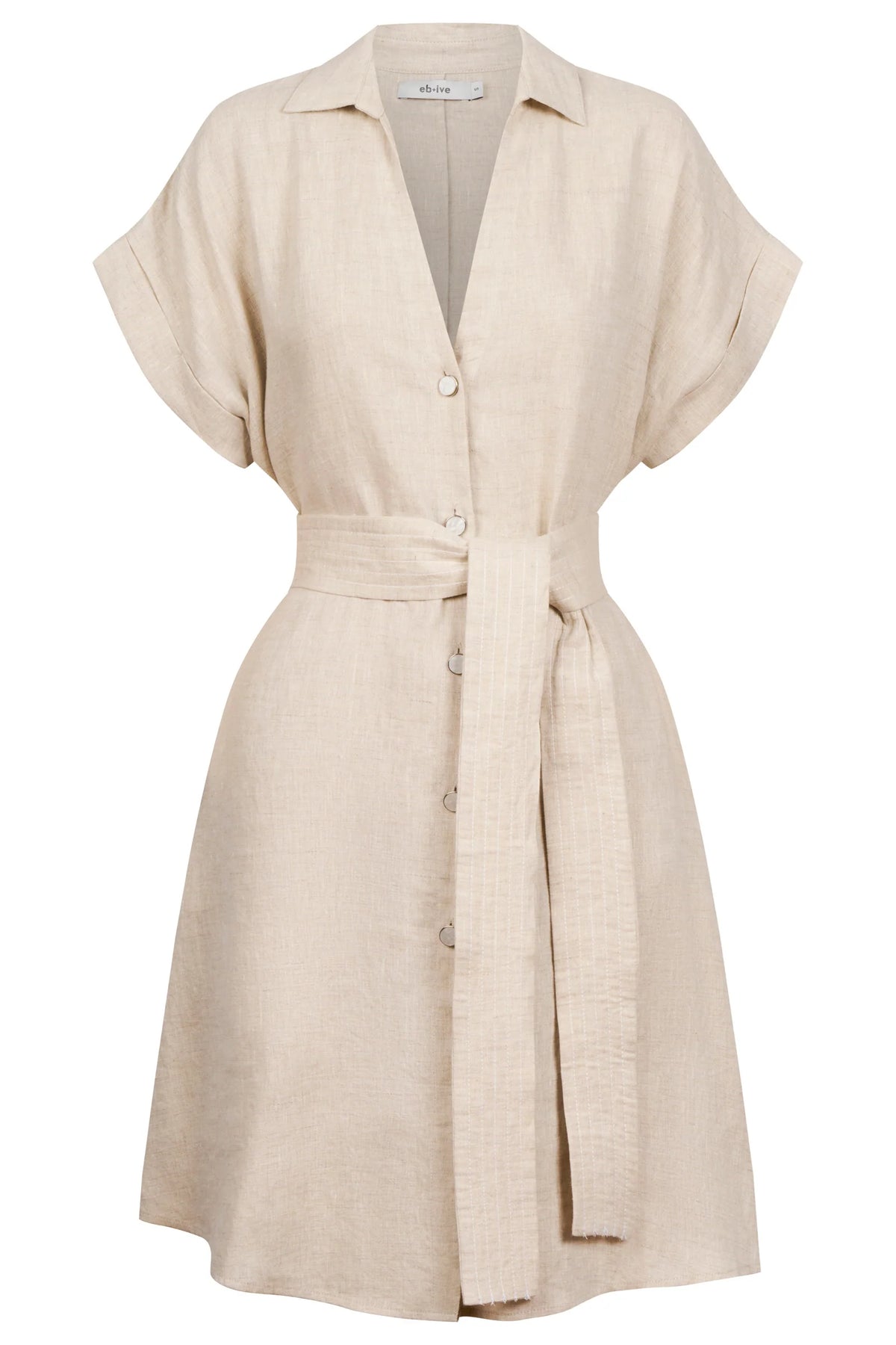 EB & IVE Maris Shirt Dress TUSK