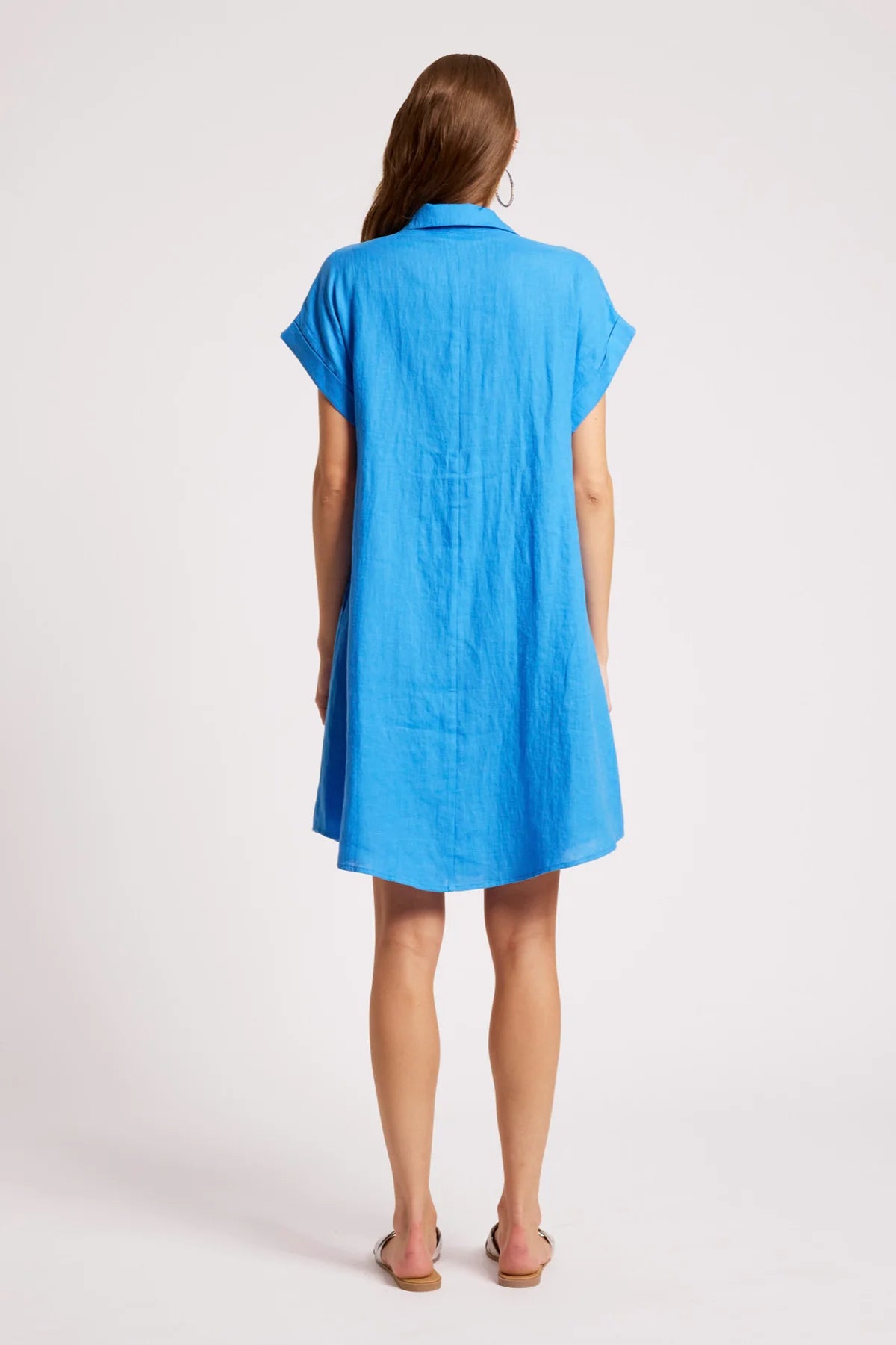 EB & IVE Maris Shirt Dress MARINE