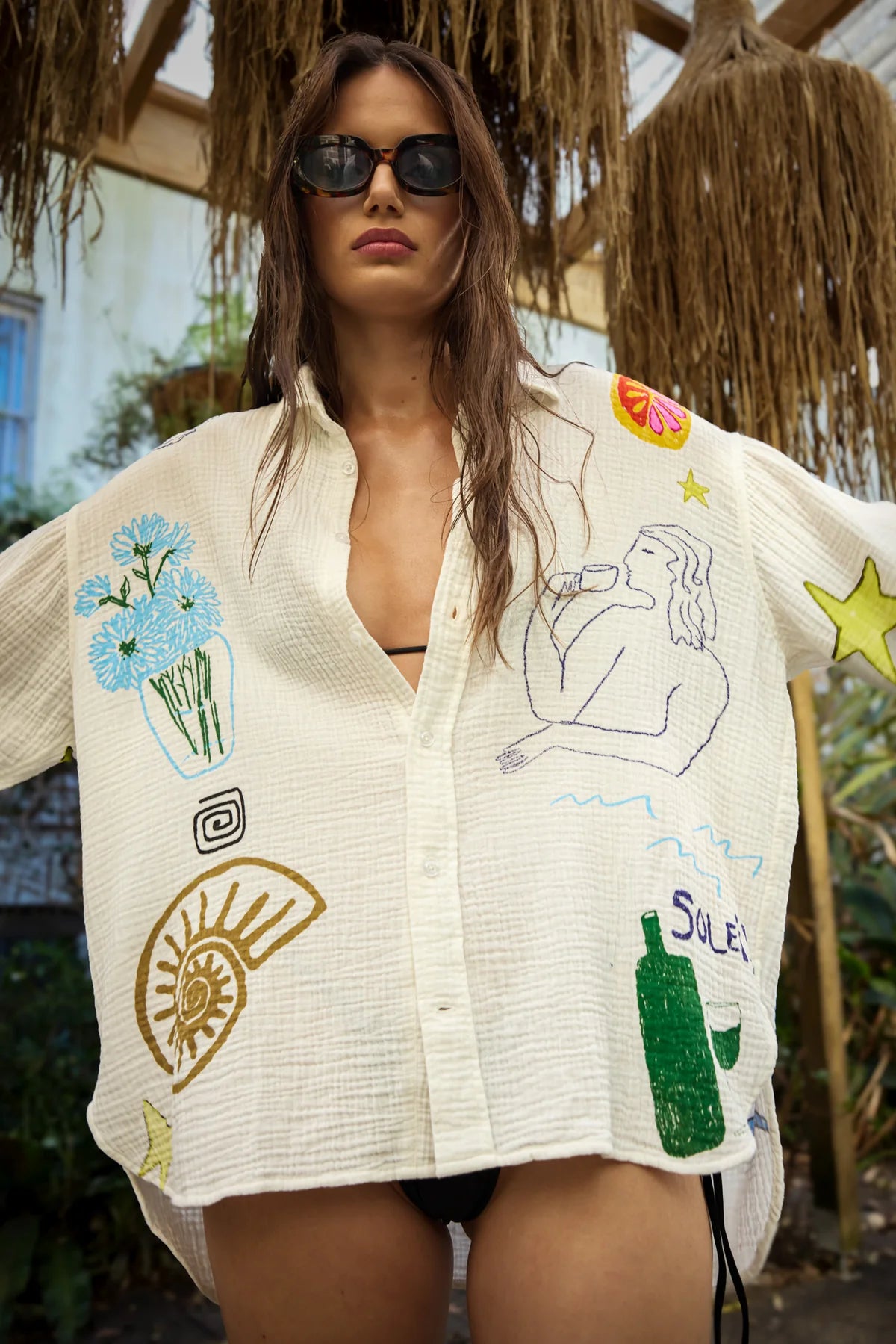 THE TALES Illustrated Weekend Shirt