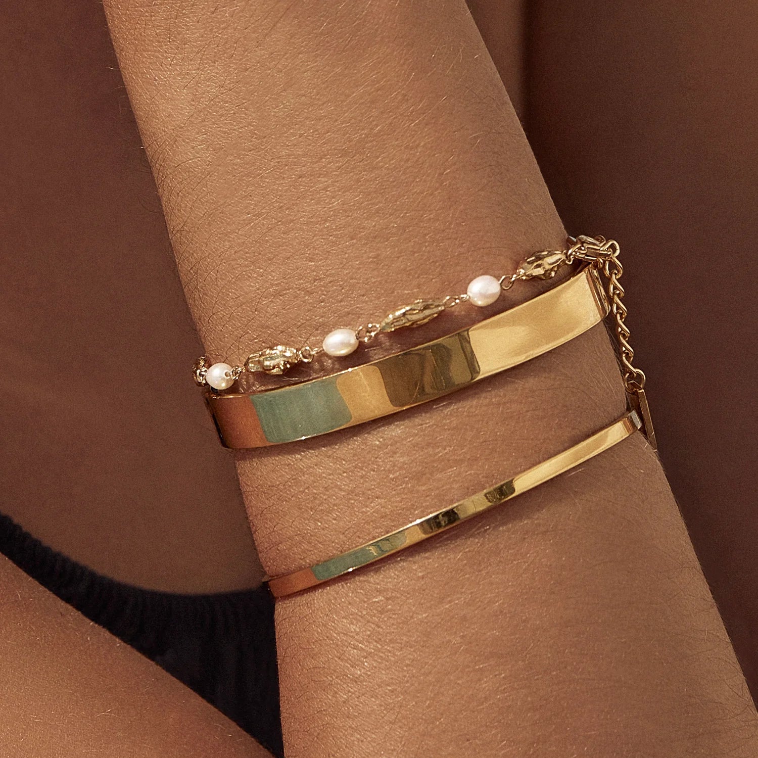 Arms of Eve Mimi Bracelet PEARL + GOLD