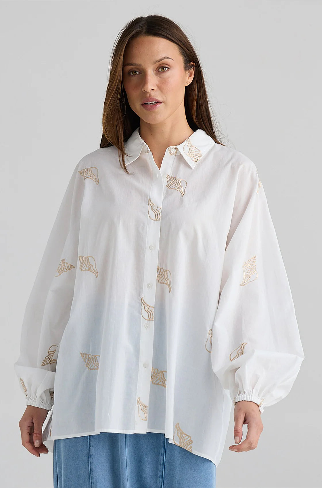 HOLIDAY Cliffside Shirt WHITE SHELL