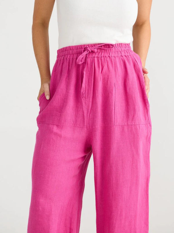 BRAVE & TRUE Sunny Days Pant FUSCHIA