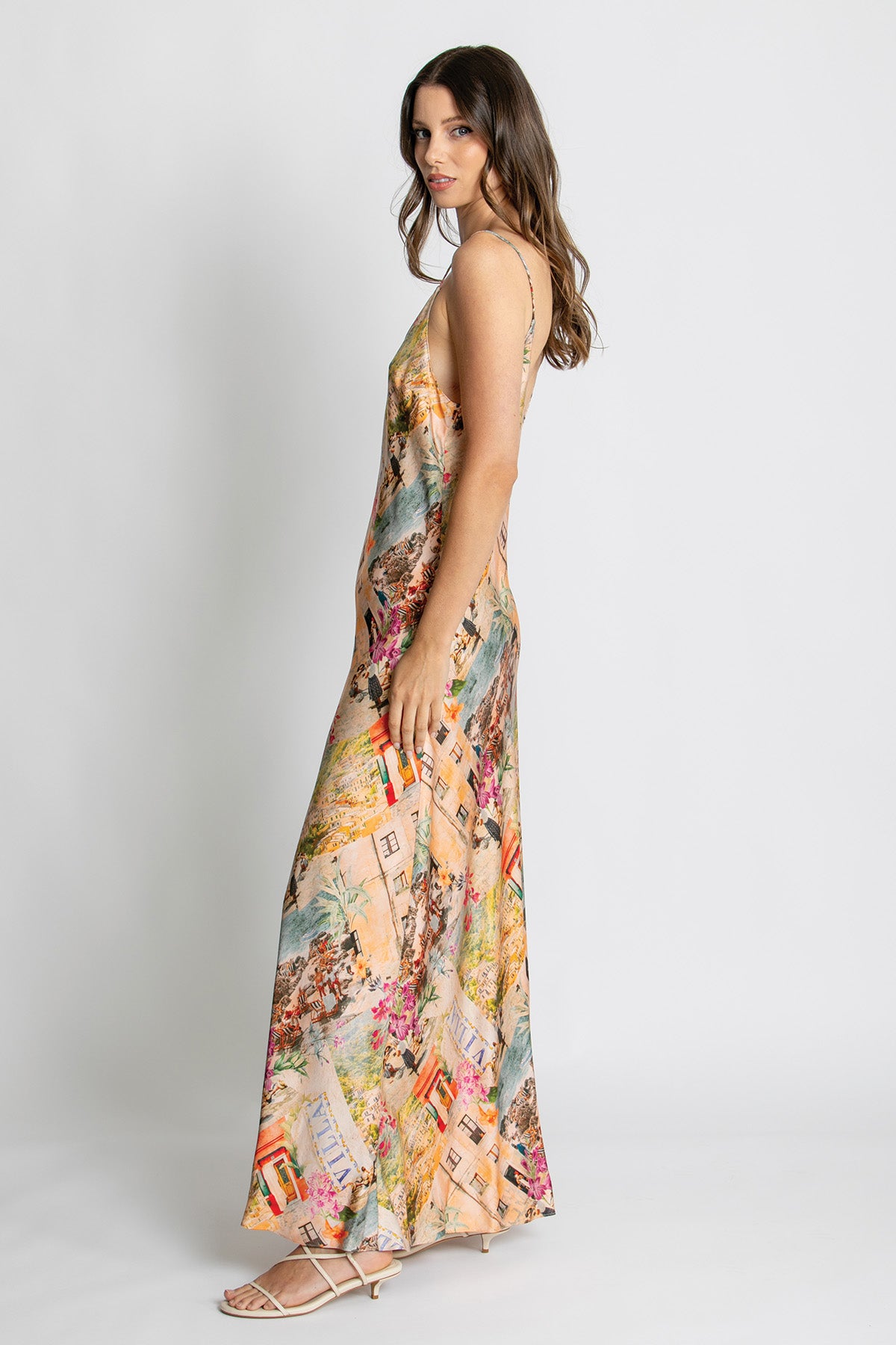 KACHEL Selena Slip Dress CAPRI