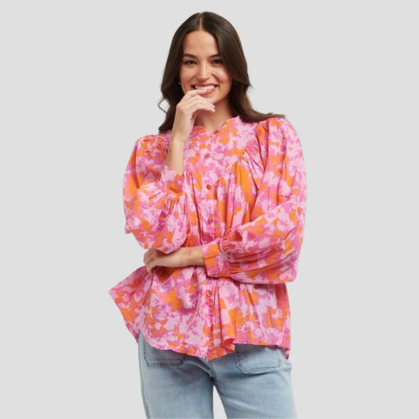 ITALIAN STAR Sybil Shirt PINK/ORANGE