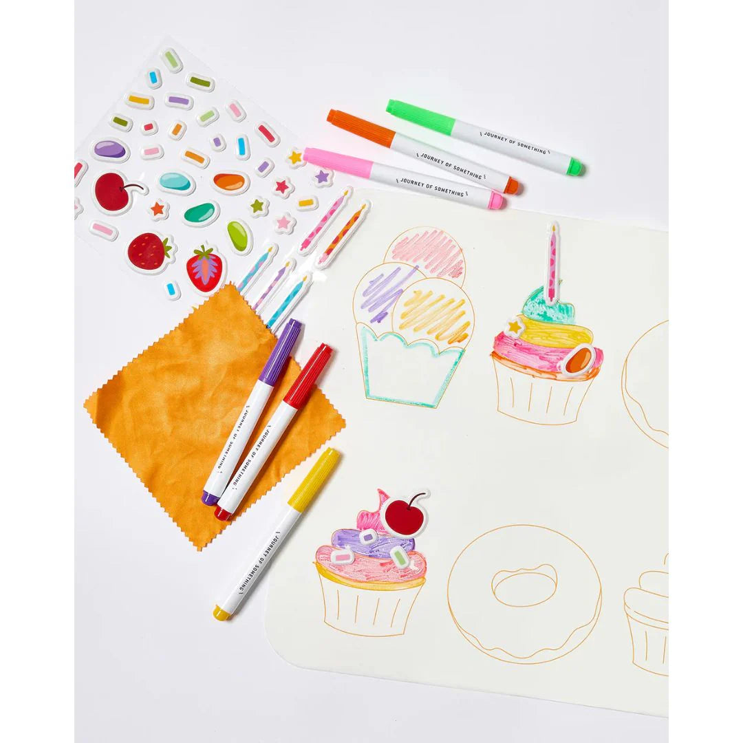 JOS Wipeable Silicone Colouring Mat