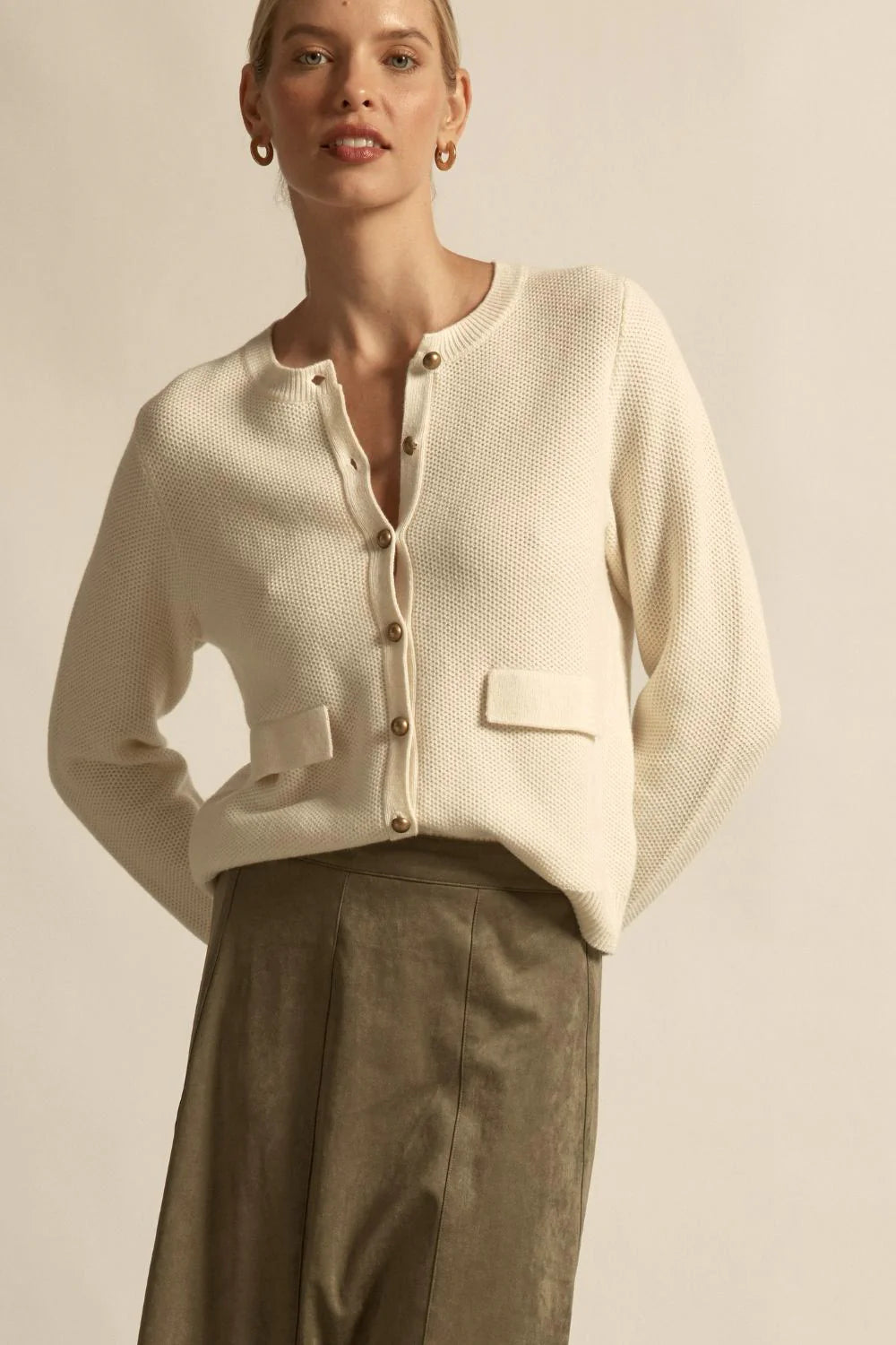 ZOE KRATZMANN Camber Knit ALABASTER