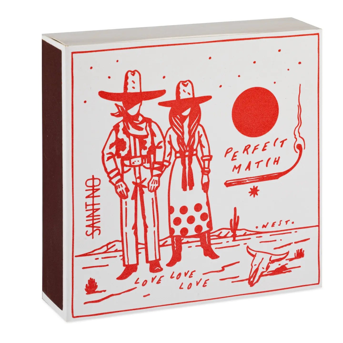 ARCHIVIST Square Box Matches COWBOY PERFECT MATCH