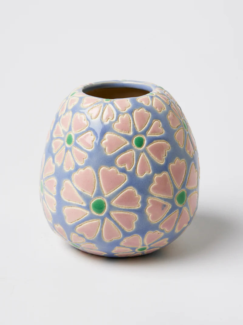 JONES & CO Pollen Vase PINK DAISY