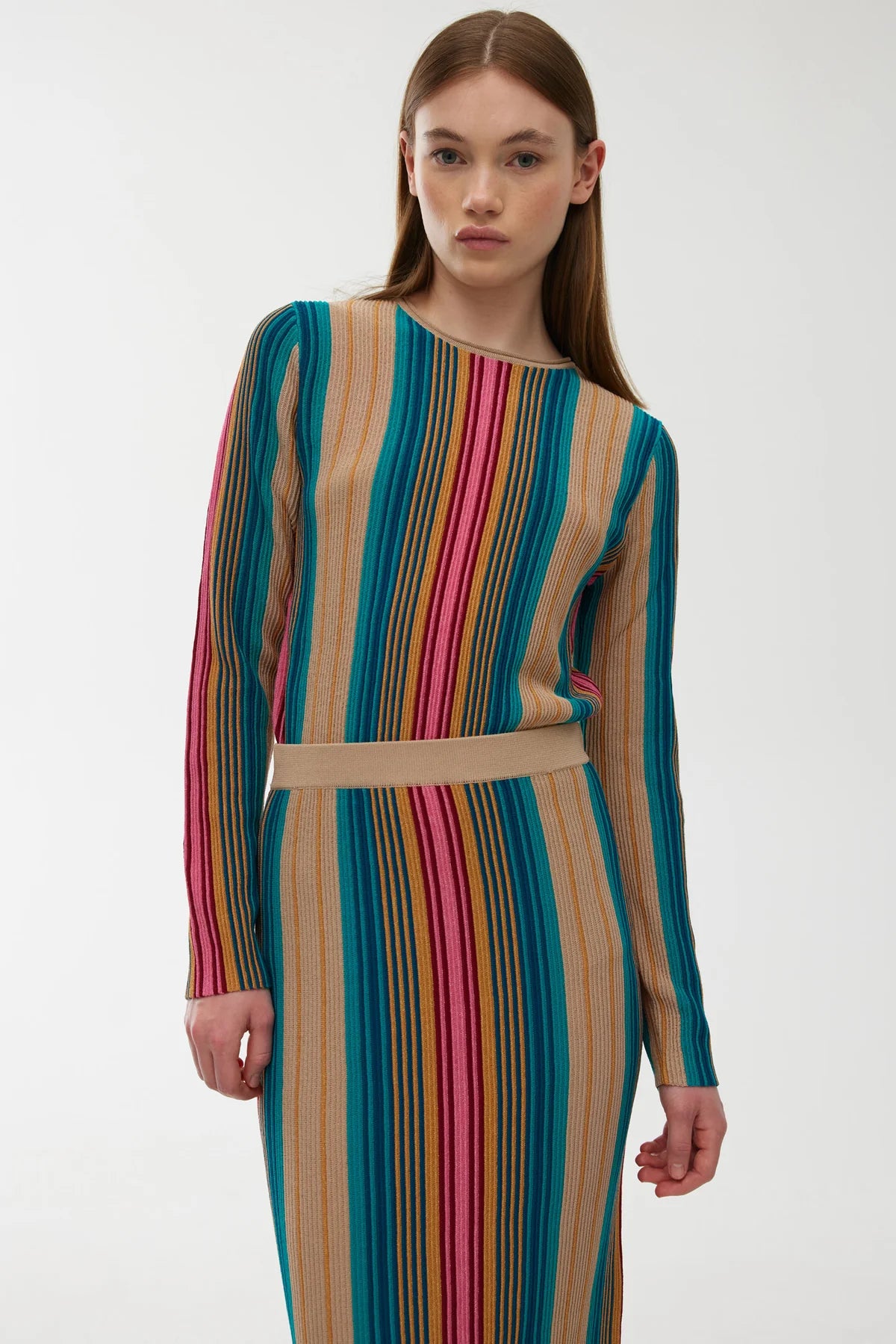 KINNEY Cisco Skirt LUREX STRIPE