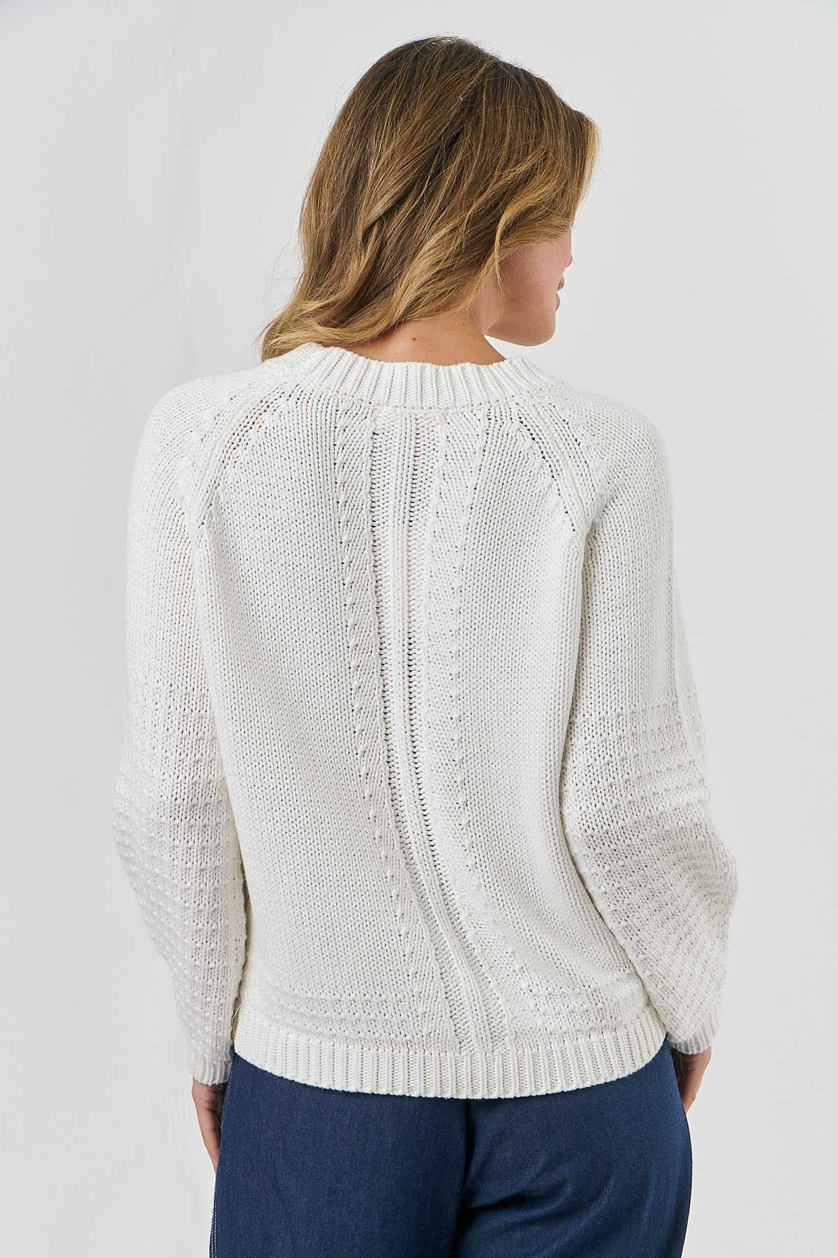 NATURALS Knit Jumper WHITE