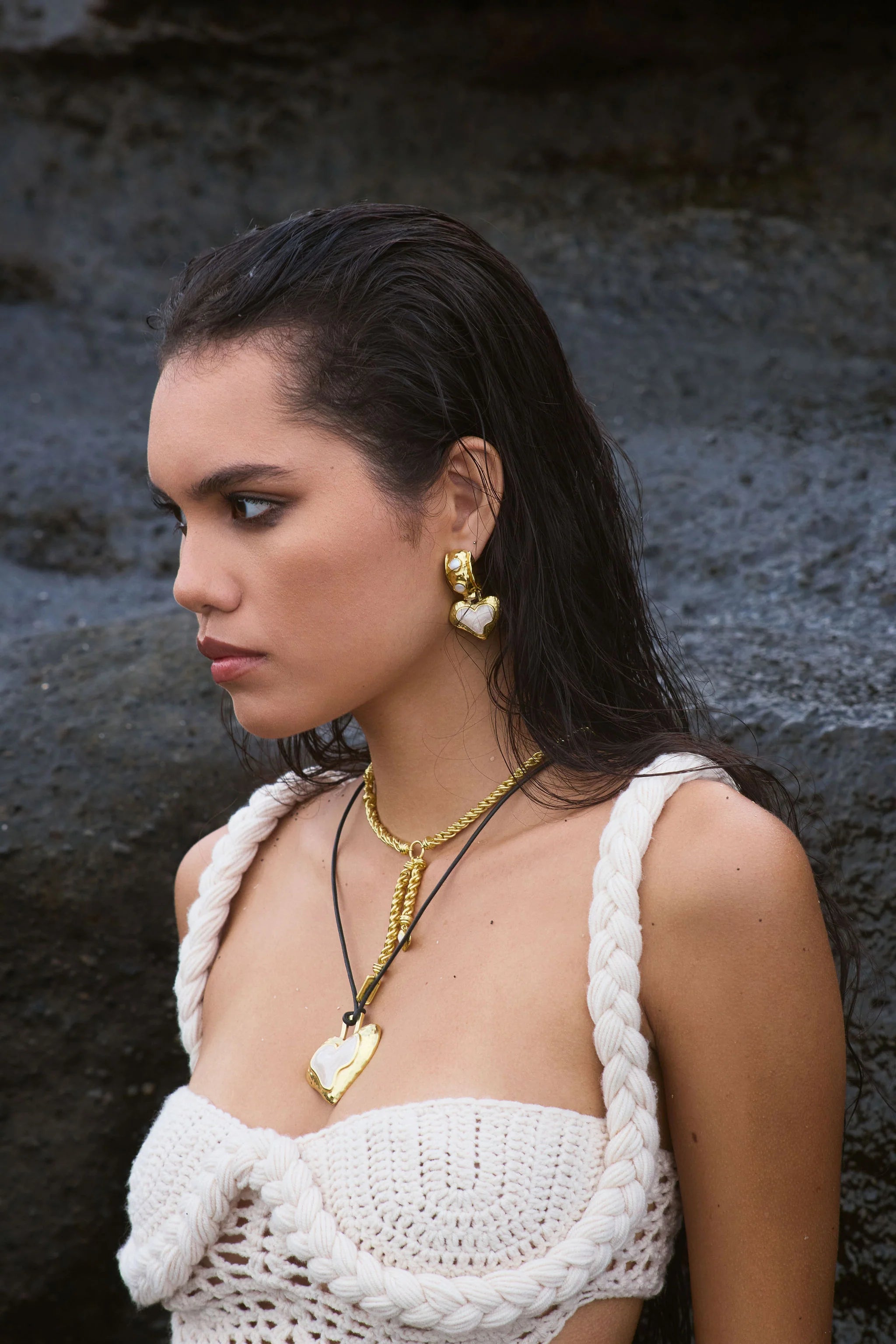 MOUNTAIN & MOON Elena Earrings GOLD