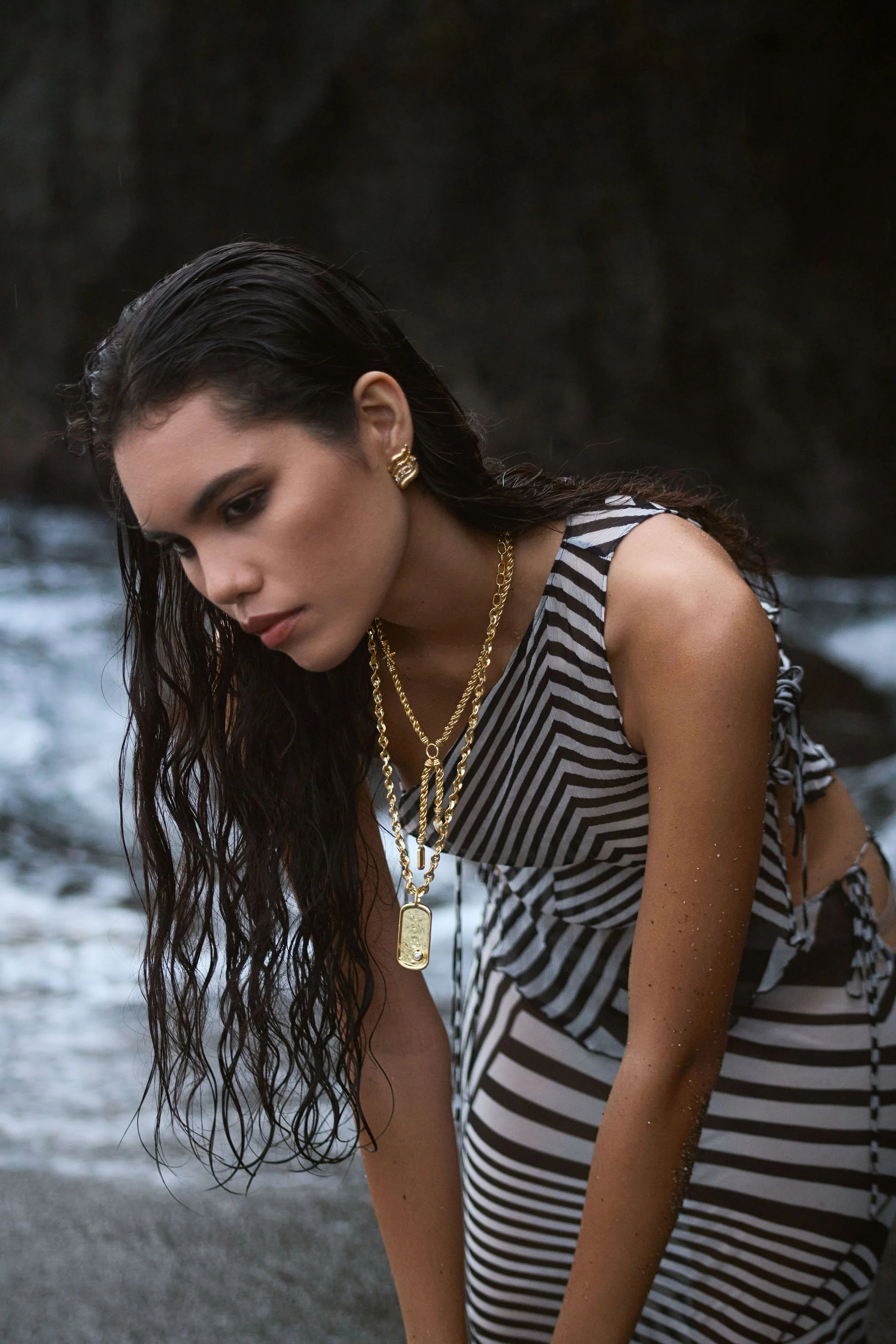 MOUNTAIN & MOON Demi Earrings GOLD
