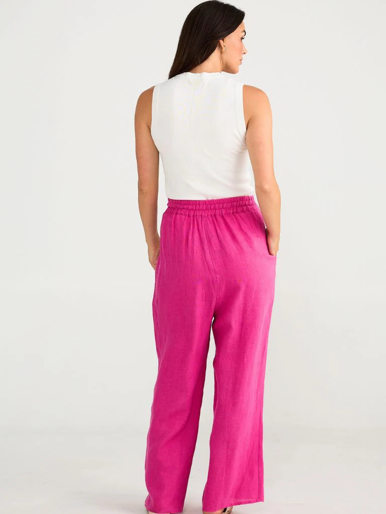 BRAVE & TRUE Sunny Days Pant FUSCHIA