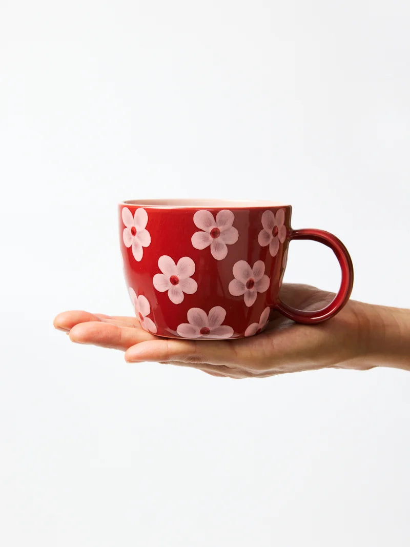 JONES & CO Chino Mug DAISY WINE