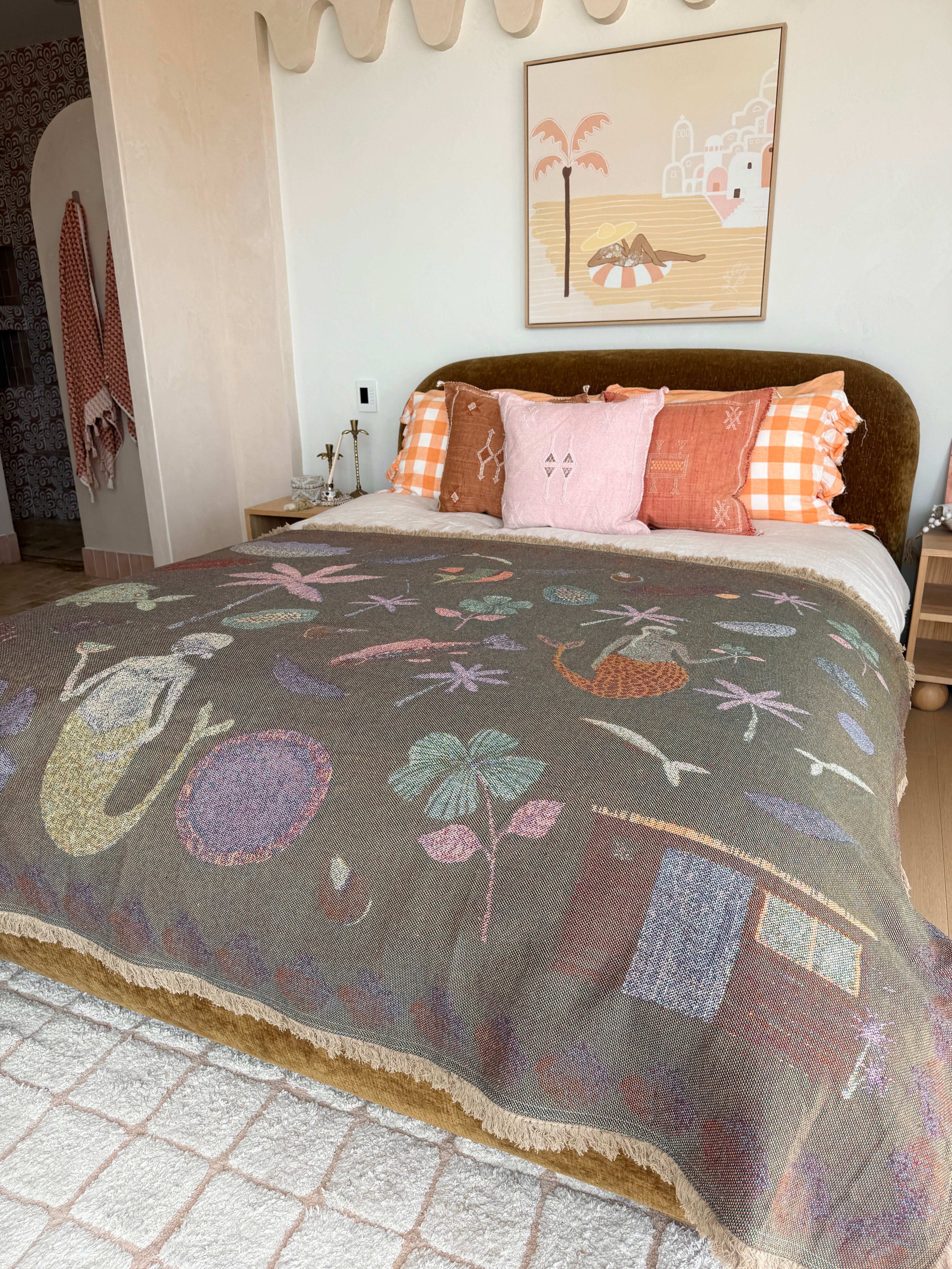 GOOD THROW CO Art Throw Rug ABUNDANCE