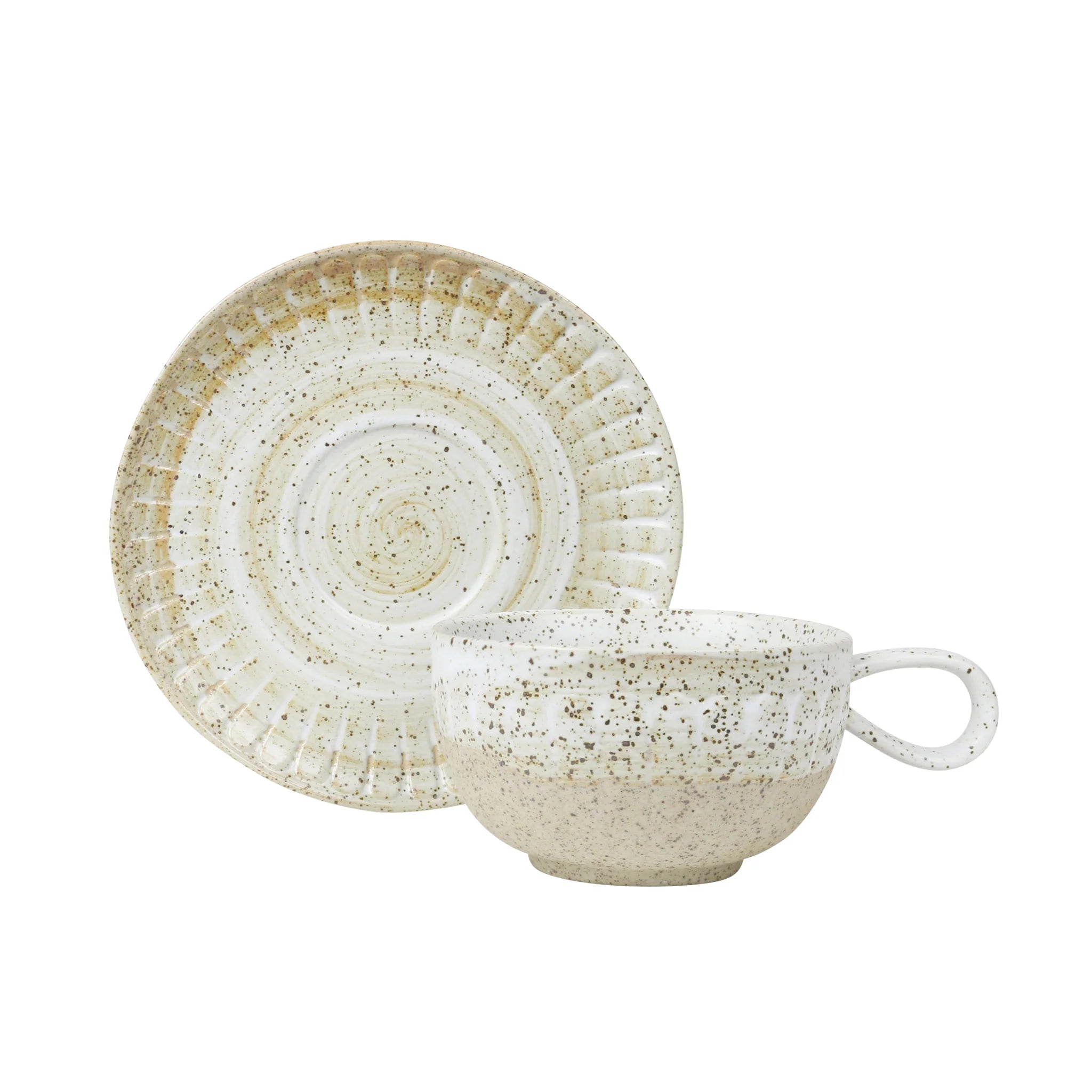 ROBERT GORDON Cup & Saucer WHITE CEYLON