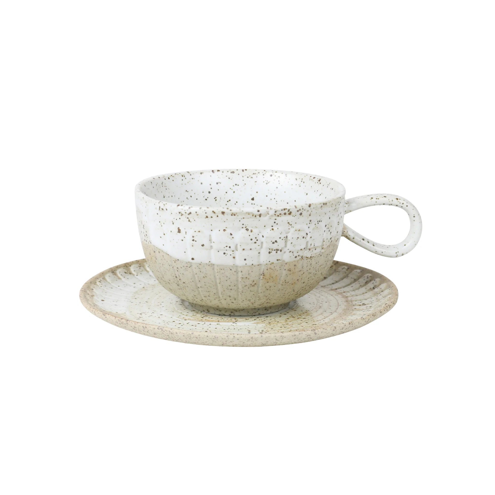 ROBERT GORDON Cup & Saucer WHITE CEYLON