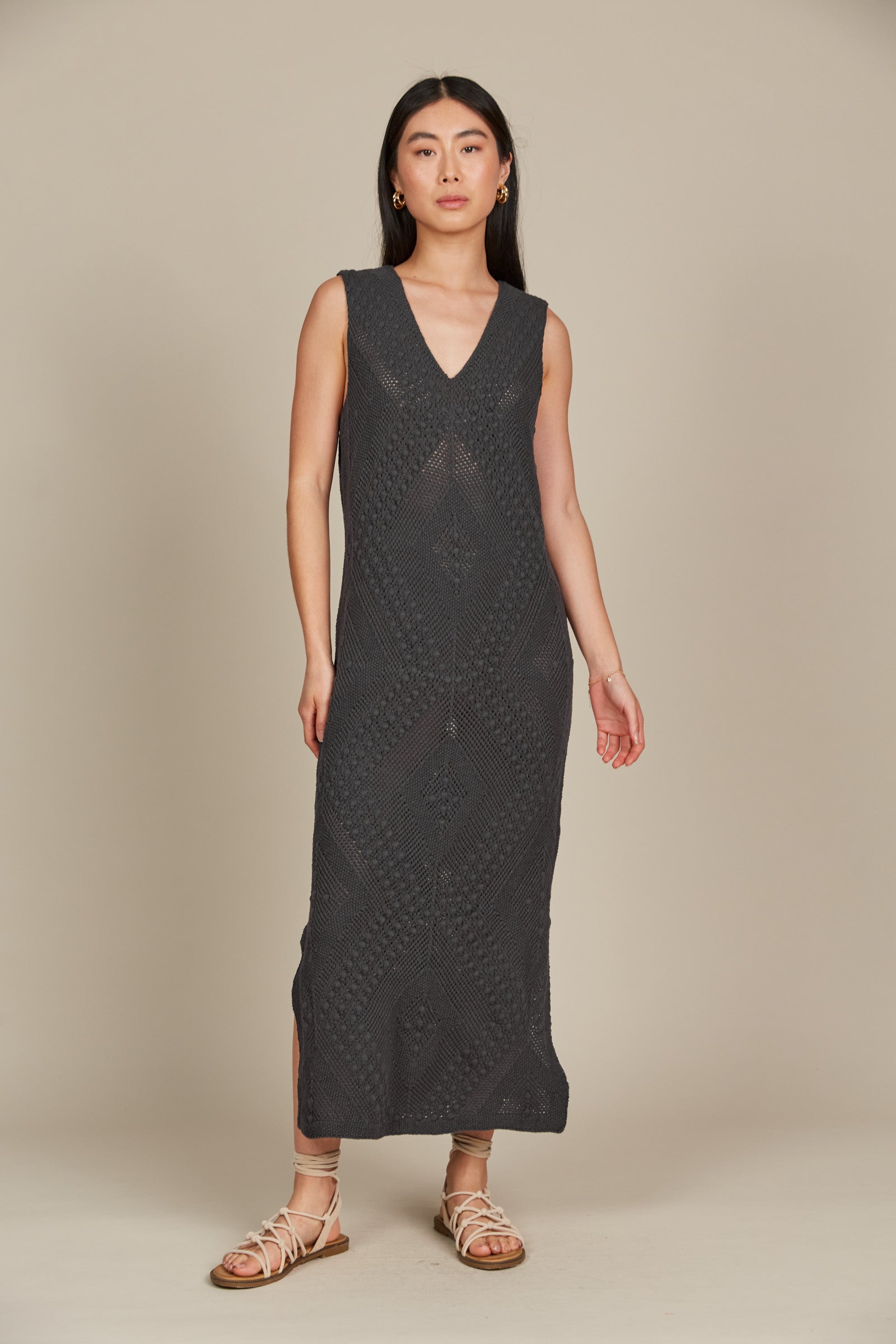 ISLE Sylvie Dress GRAPHITE